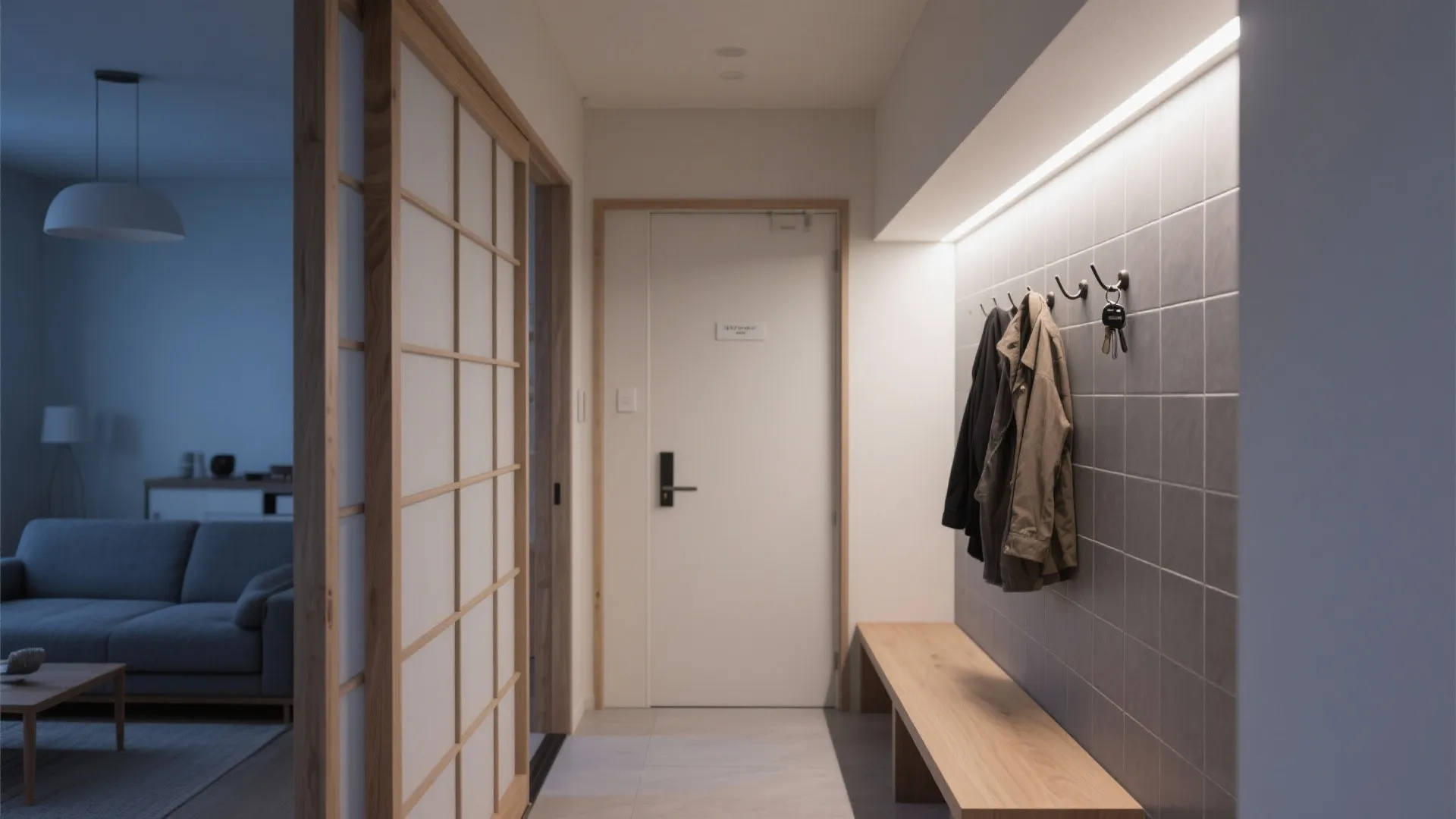 Tips 1: 玄関〜LDの動線を一本化して“家の心臓”をつくる（動線規劃・東京公寓設計）