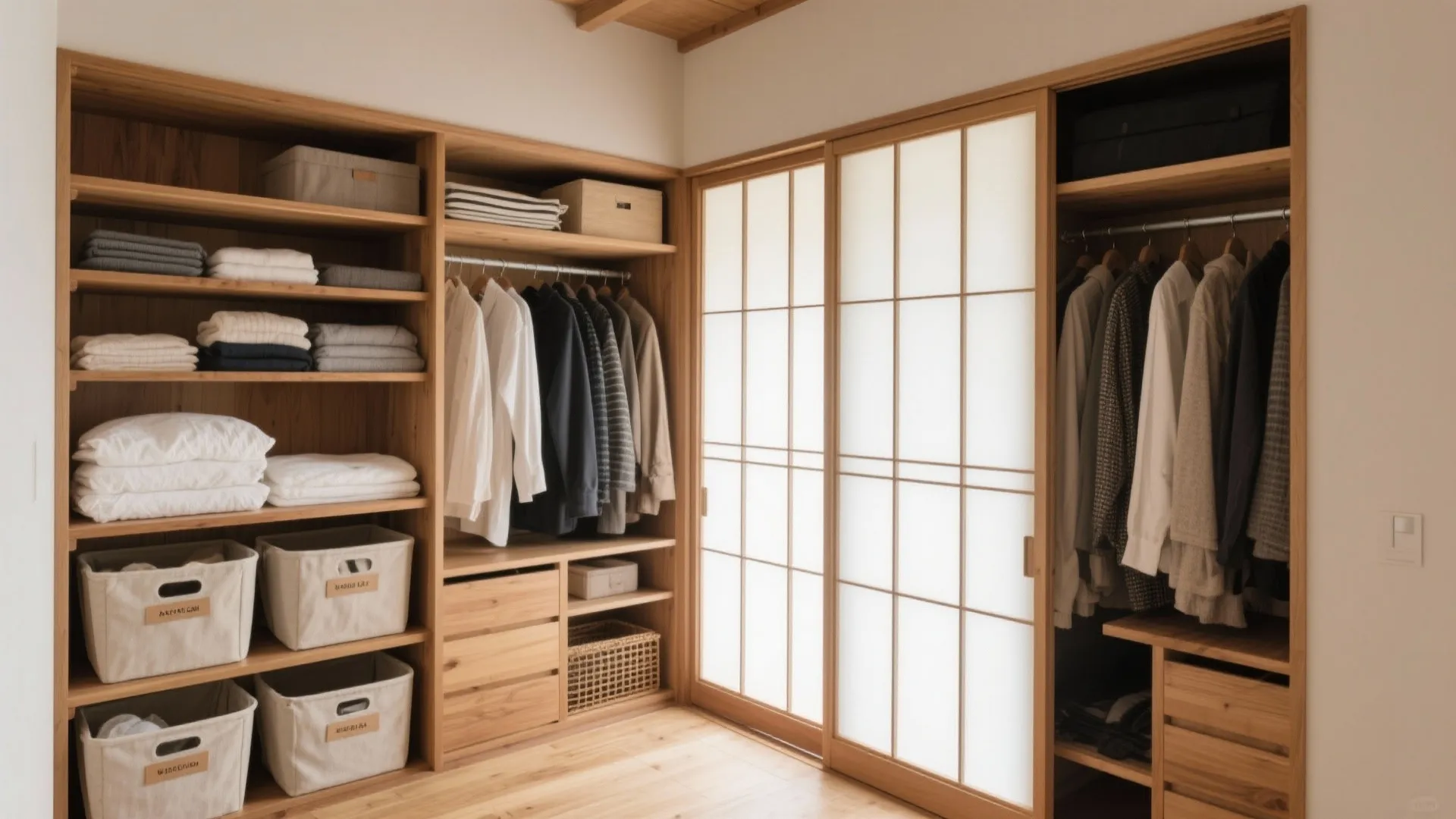 Tips 6: ファミリークローゼットで“まとめて管理”（收纳技巧の軸づくり）