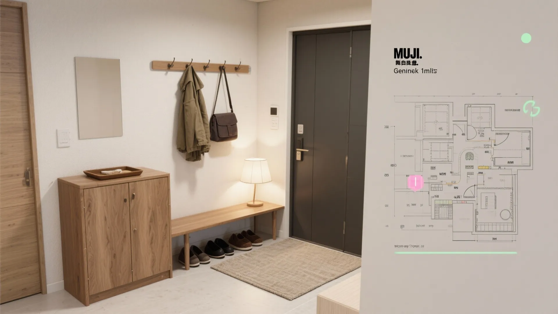 Tips 2: 玄関1mのゾーニングで散らかりを止める（収納技巧）