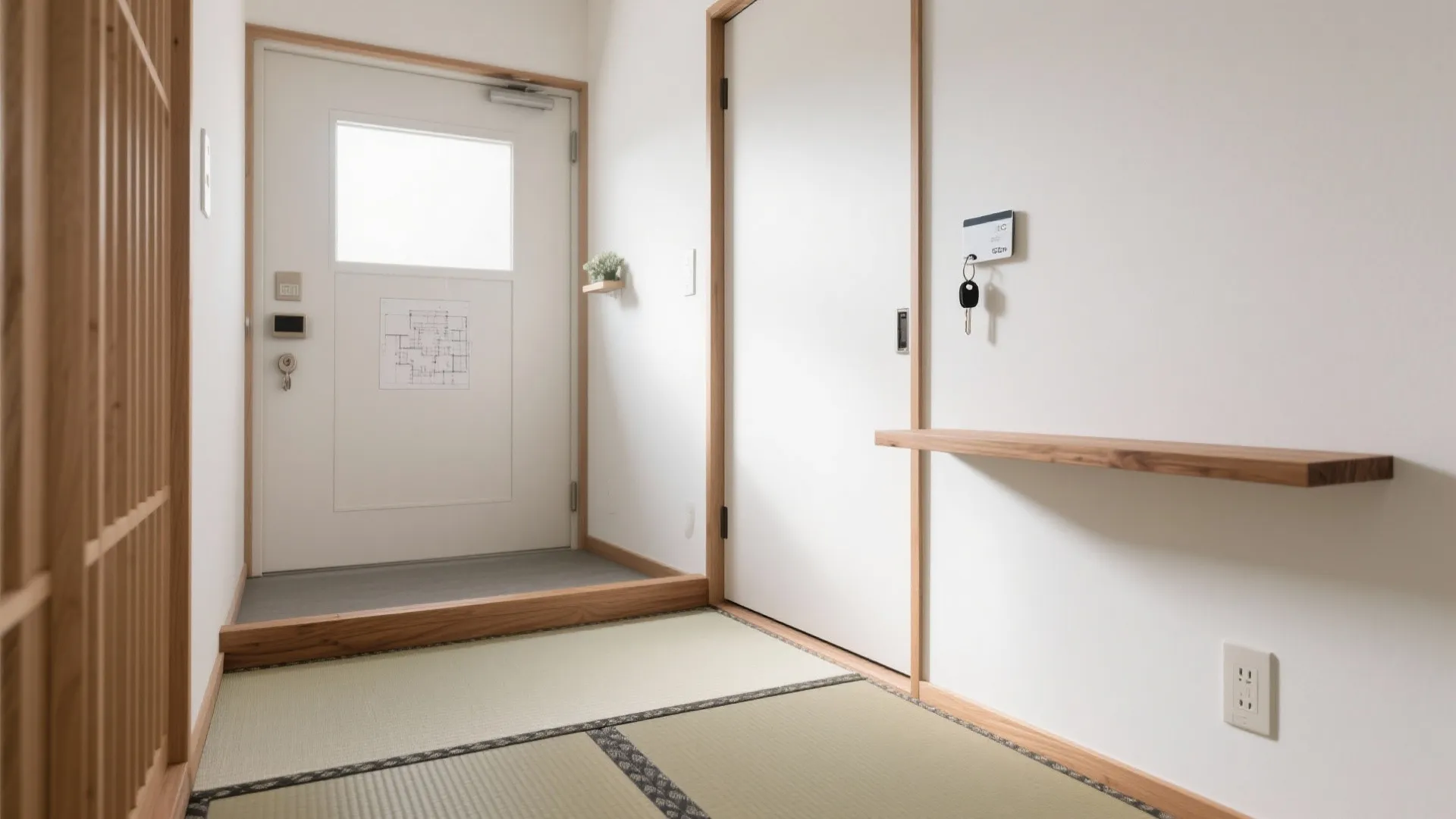 Tips 1: 玄関に“ワンアクション”の収納をつくる（東京小戸型・収納技巧）