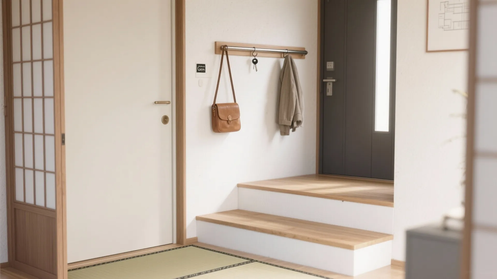 Tips 4: ワンアクションで片付く“帰宅動線”を設計（收納技巧×日式風格）