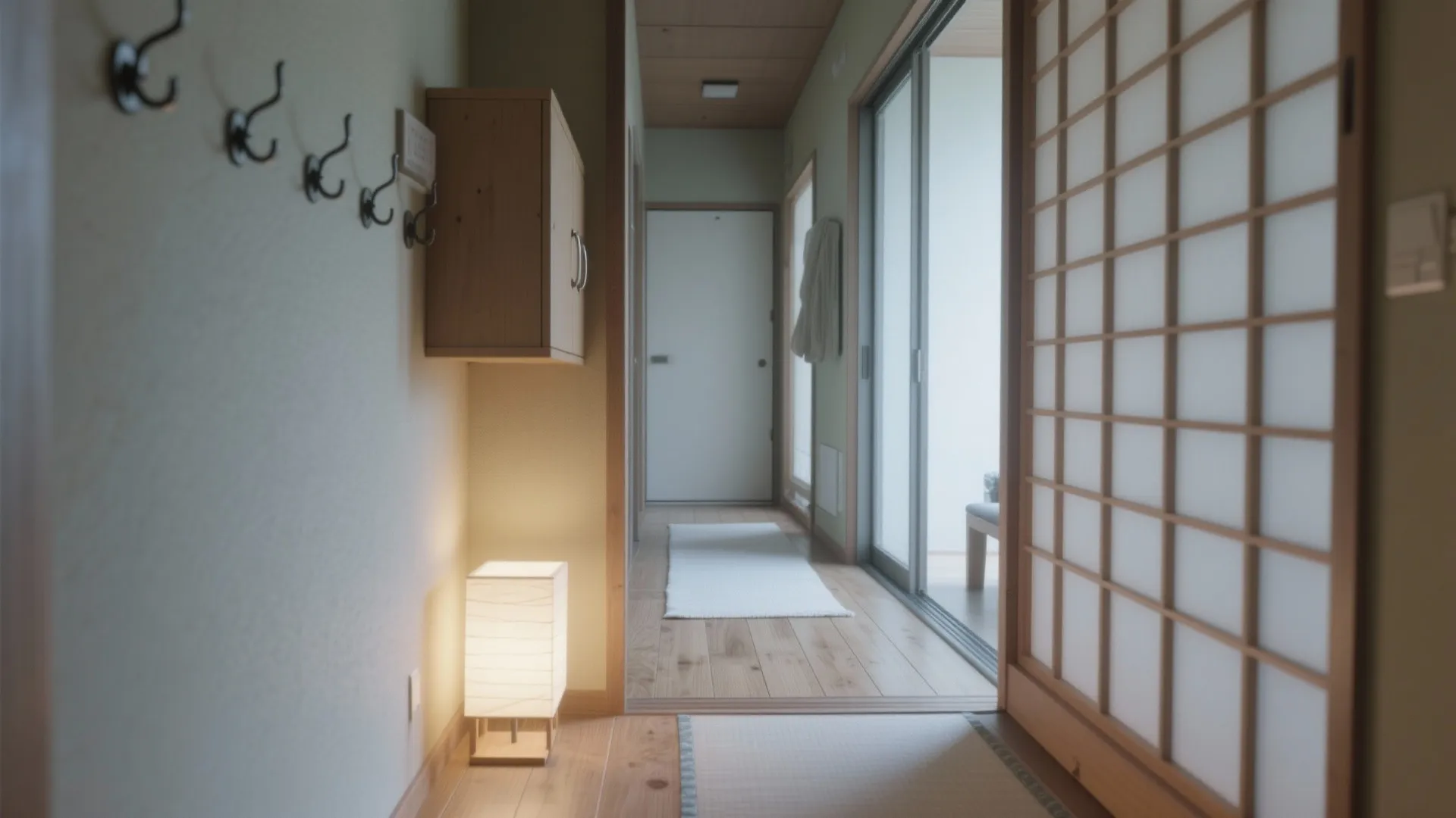 Tips 1: 玄関からの動線を1本化して空気を整える（東京小戸型／動線規劃）