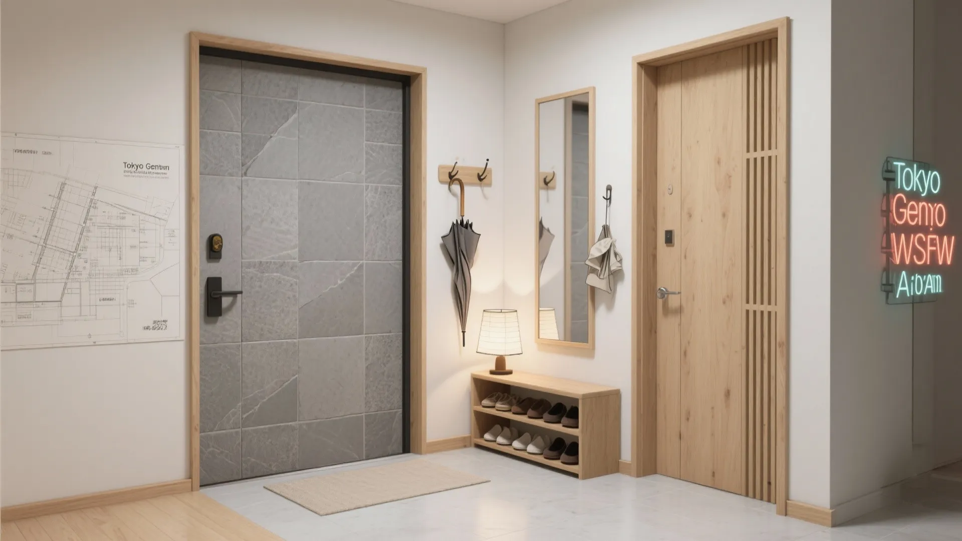 小さな玄関に“たたきの余白”を作る：東京小戸型の第一印象が変わる