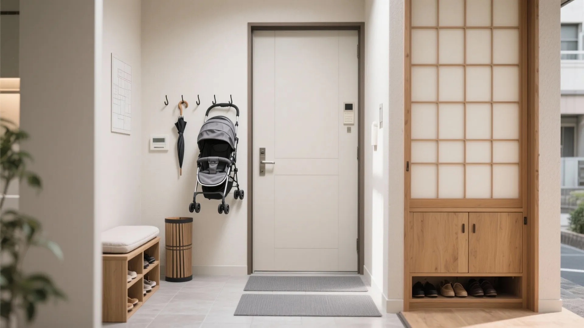 Tips 5: ベビーカーと布団の“玄関圧縮”—東京小戸型の土間拡張テク