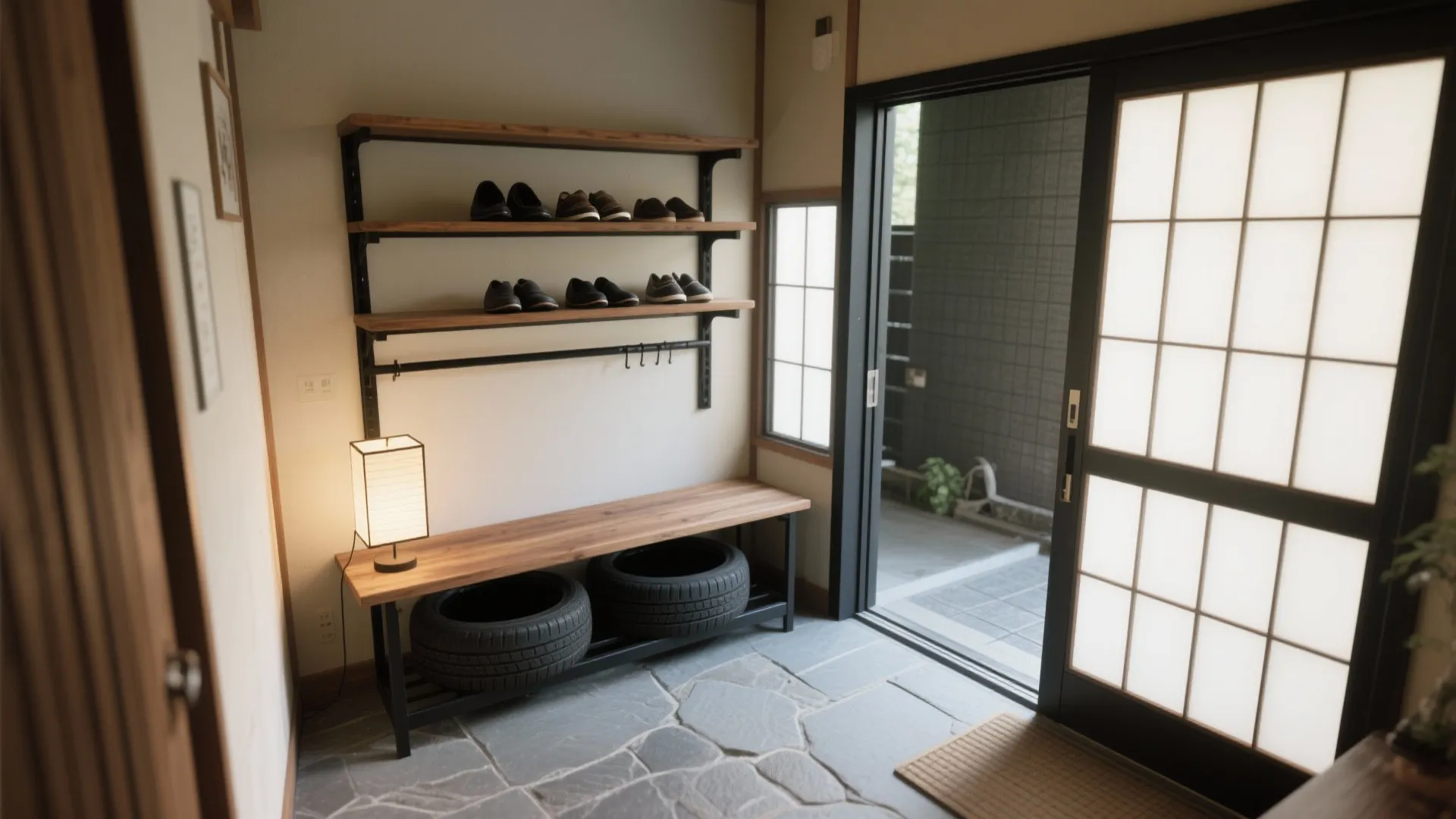 Tips 1: 玄関土間を“タイヤステーション”化（東京小戸型・動線規模別）