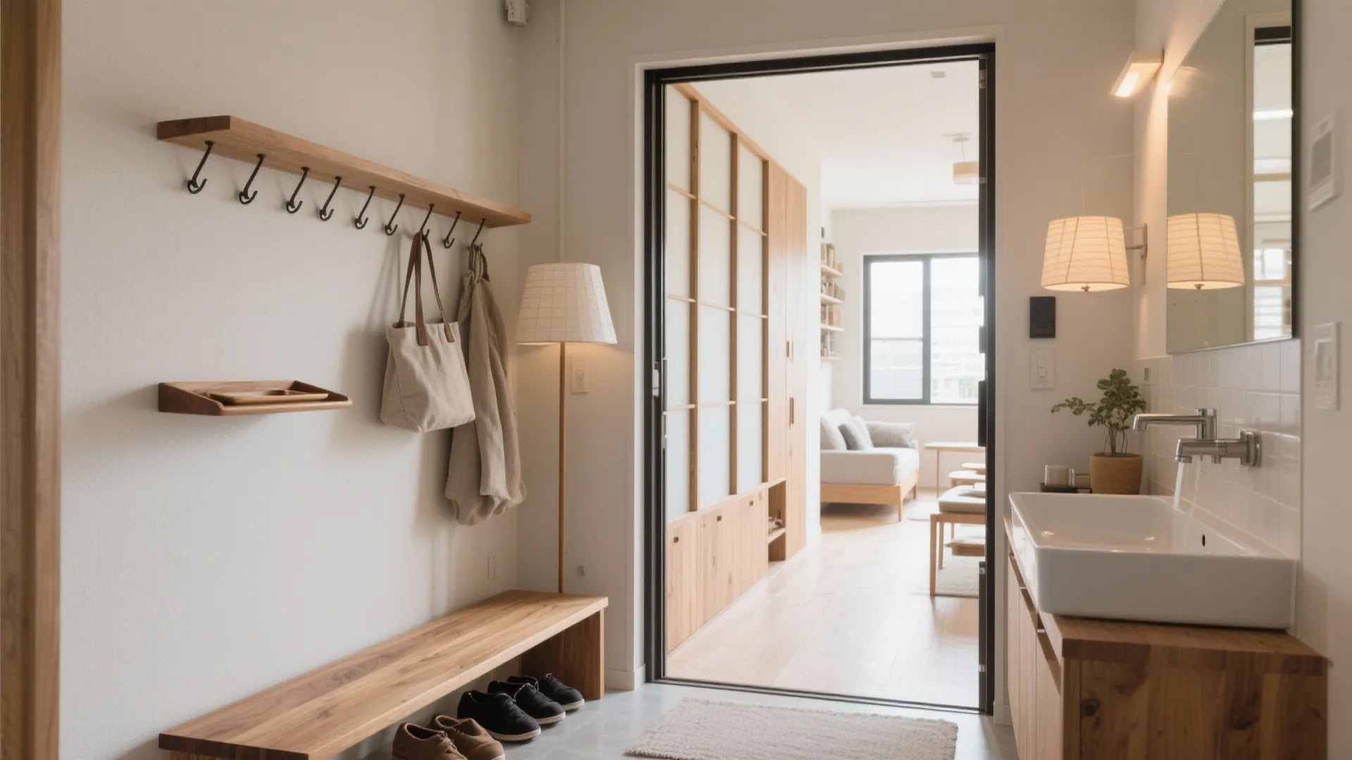 家族動線を一本化するLDK設計で、東京小戸型でも渋滞ゼロに