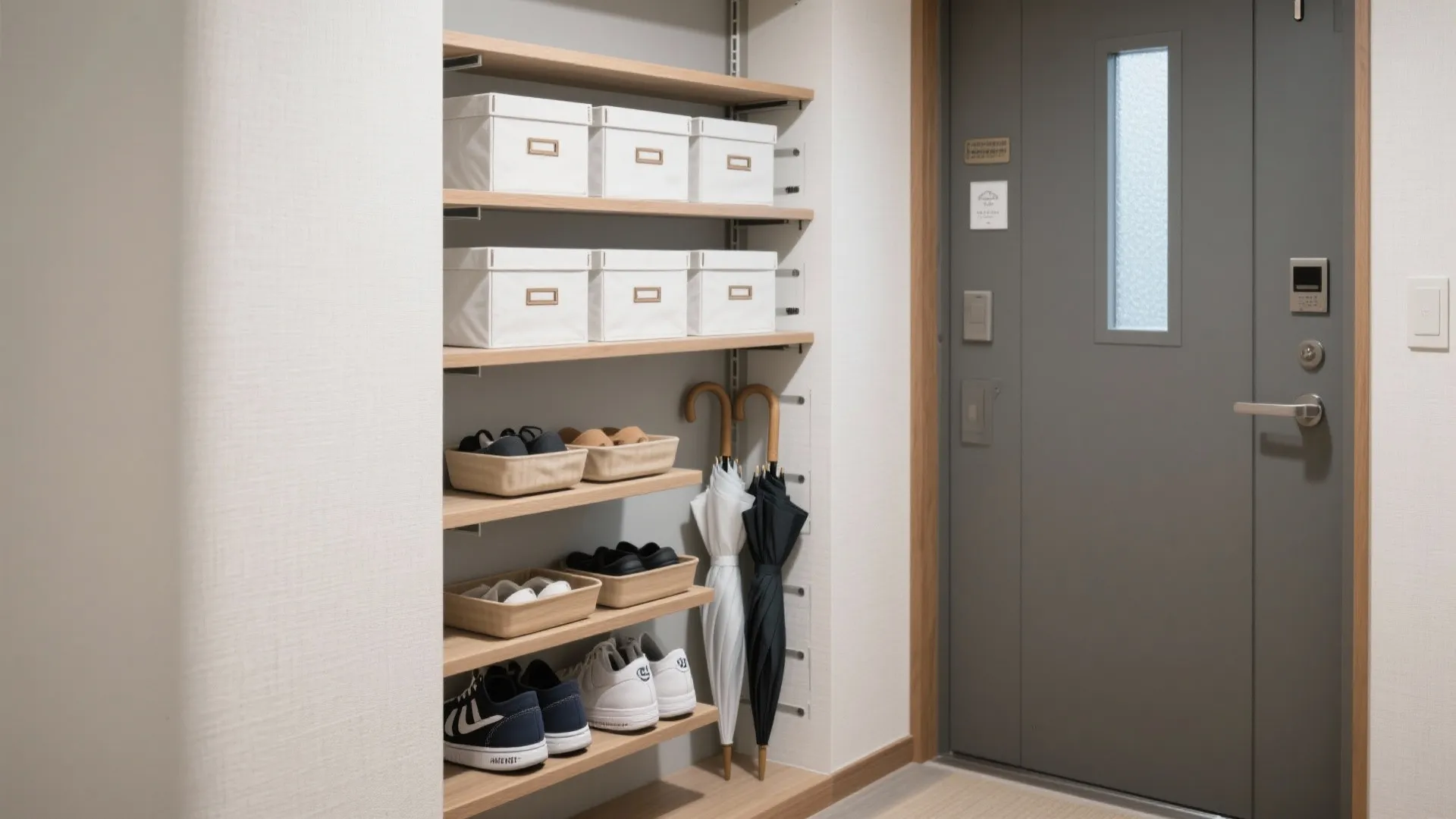 Tips 3: 小空间收纳は“縦＋浅＋一手動作”—東京の暮らしに効く収纳技巧