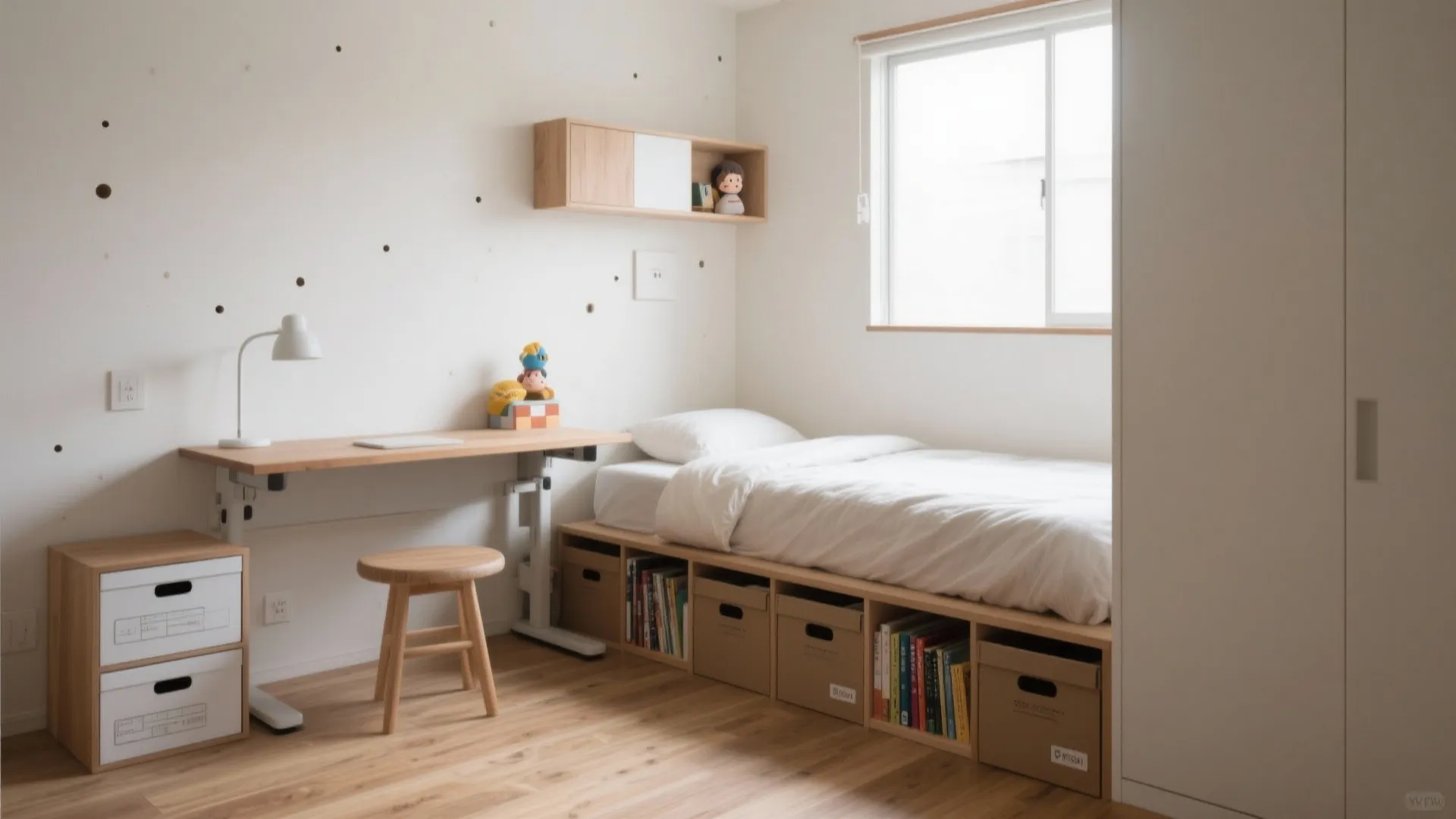 子ども部屋は“未来可変”が正解（東京小戸型×可動家具）