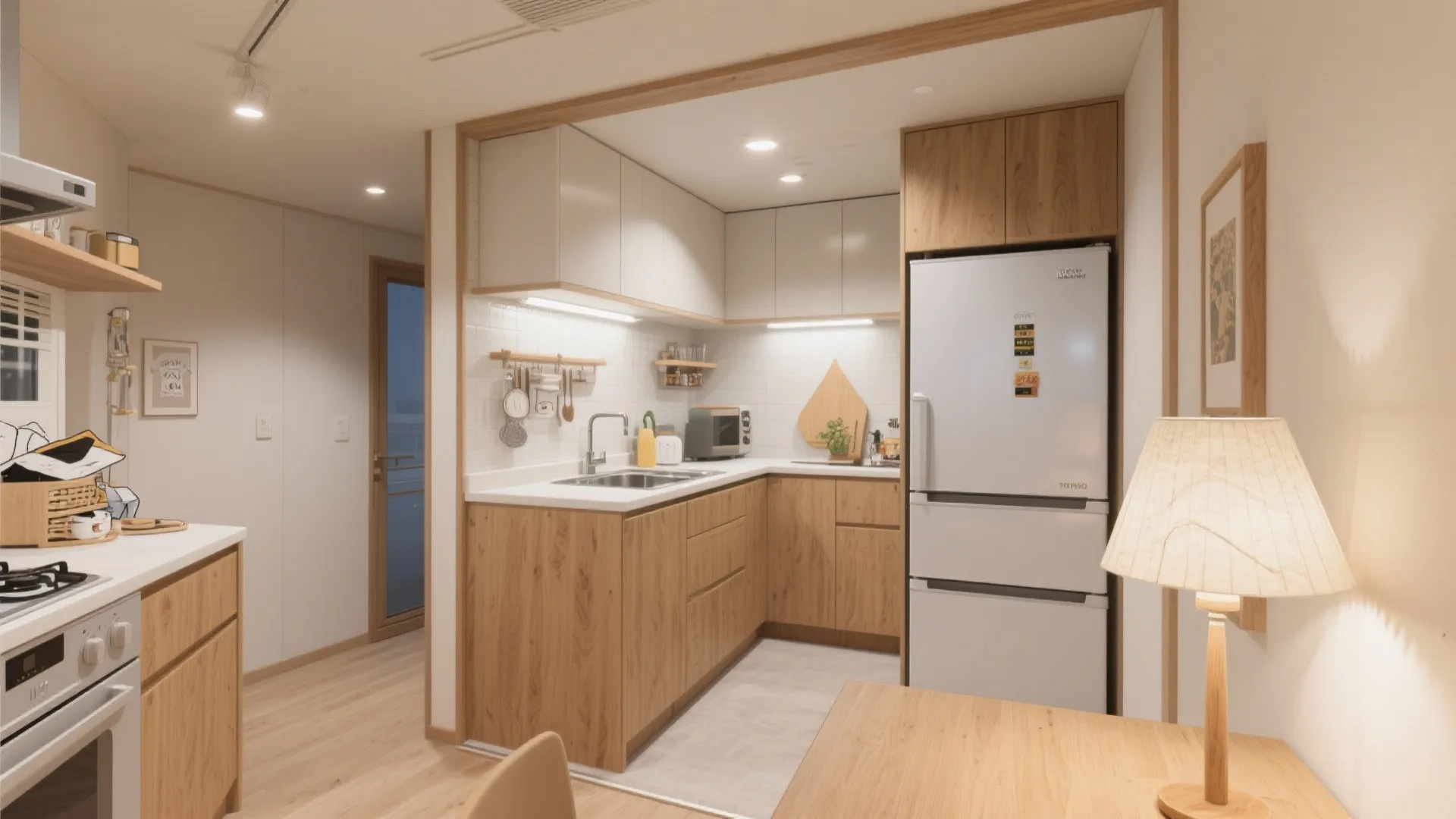 Tips 4: キッチンは「回遊を半分だけ許す」（动线规划 × 日本都市）