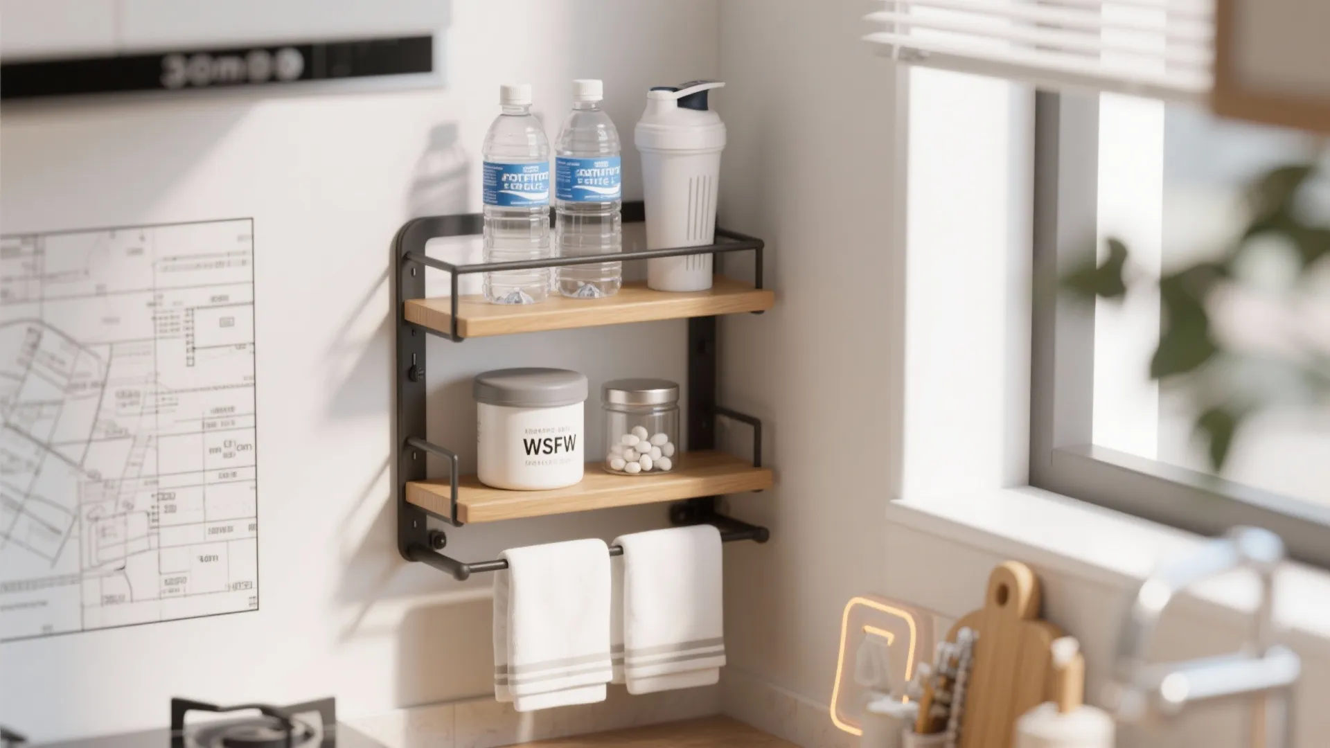 Tips 3: キッチン横に“補給ステーション”（東京・収納技巧）