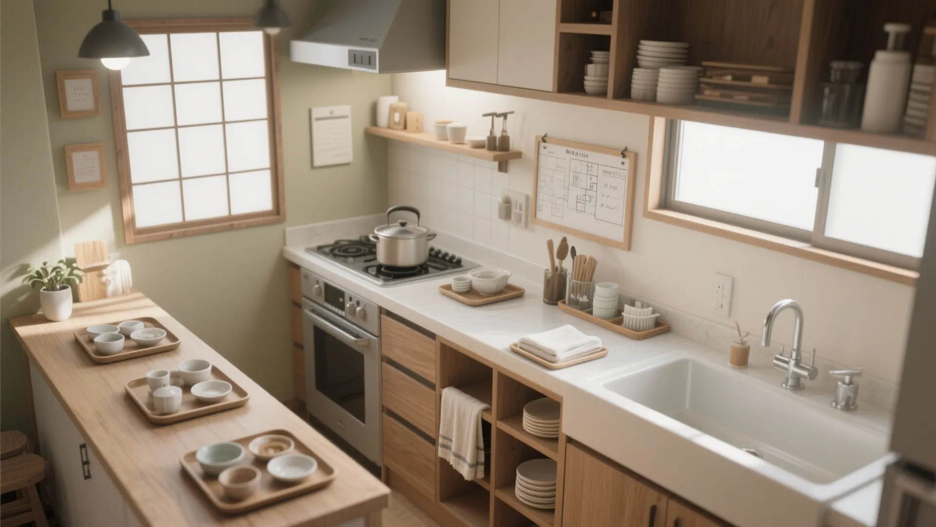 Tips 5: キッチン・水回りは“時間差の設計”で混雑回避（动线规划 × 東京）