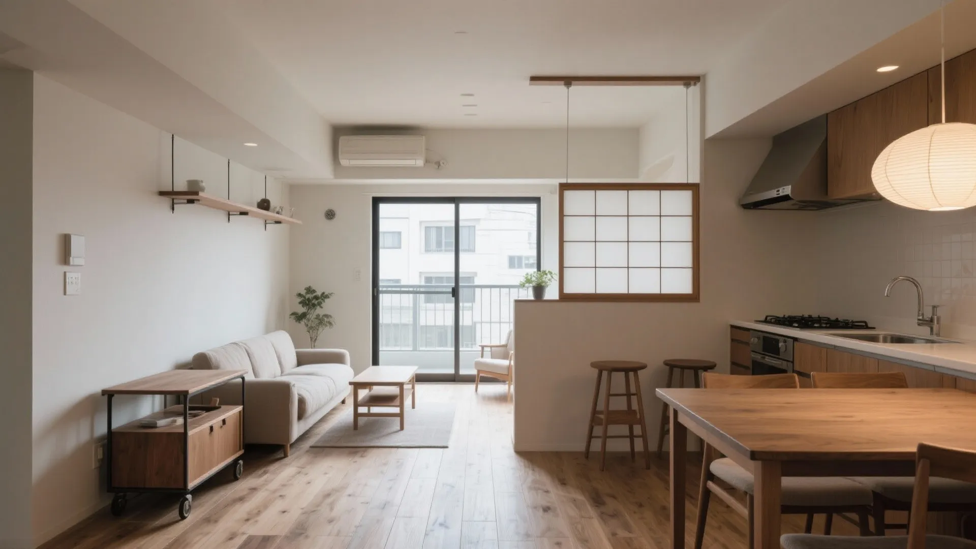 Tips 1: 2LDKの核はLDKの“回遊性”（東京小戸型・動線規劃）