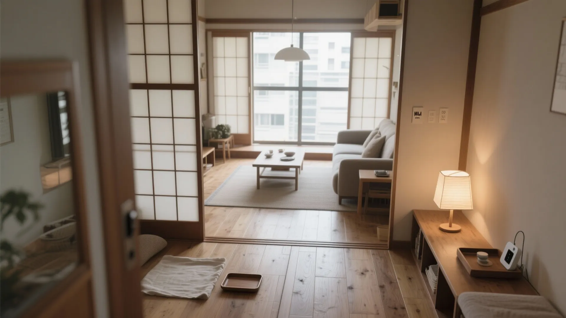 Tips 1: リビング中心の動線規則で「戻す場所」を明確化（動線規則＋日式風格）