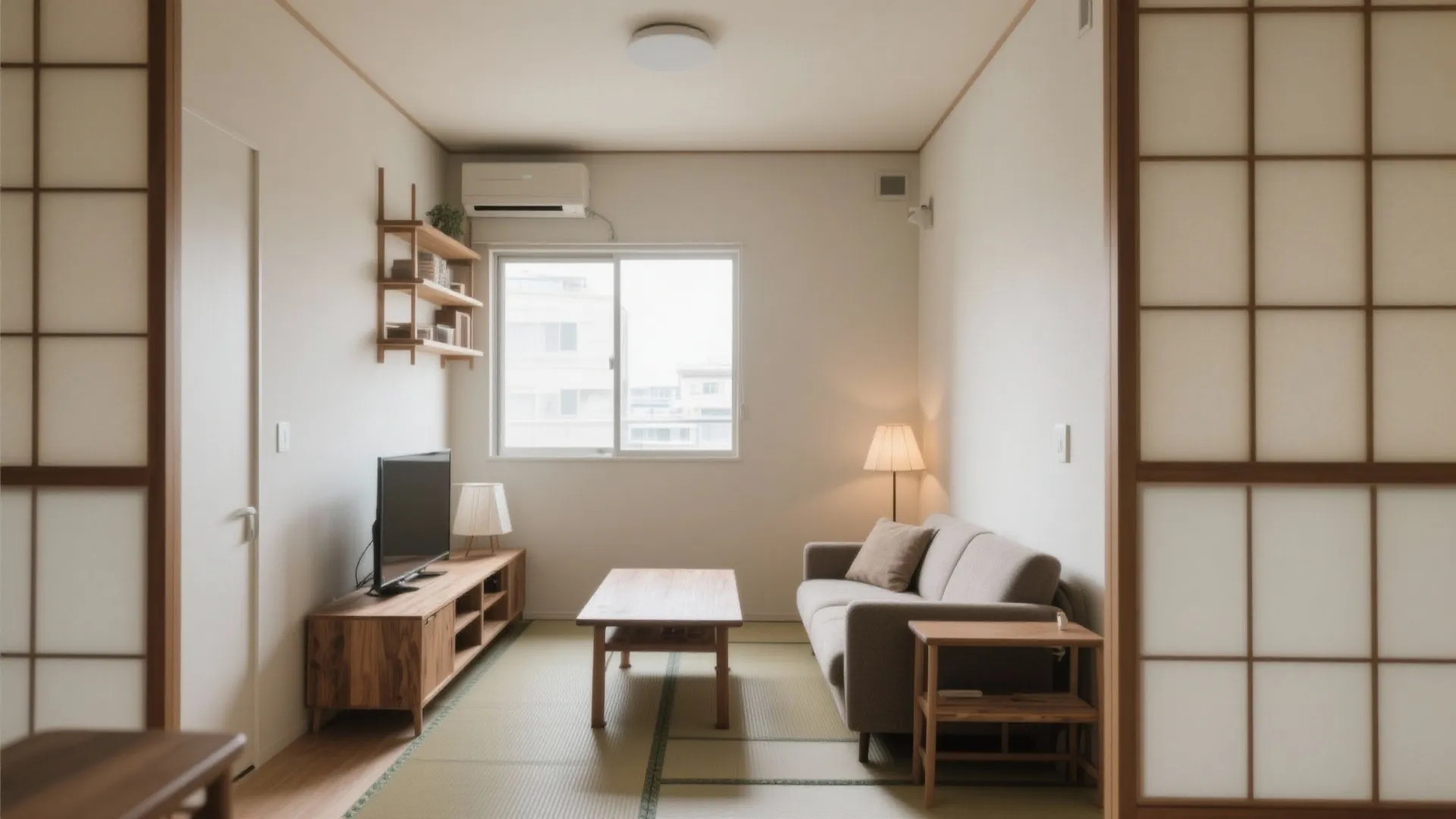 Tips 3: リビングの機能は“時間帯”で分ける（東京小戸型×日式風格）