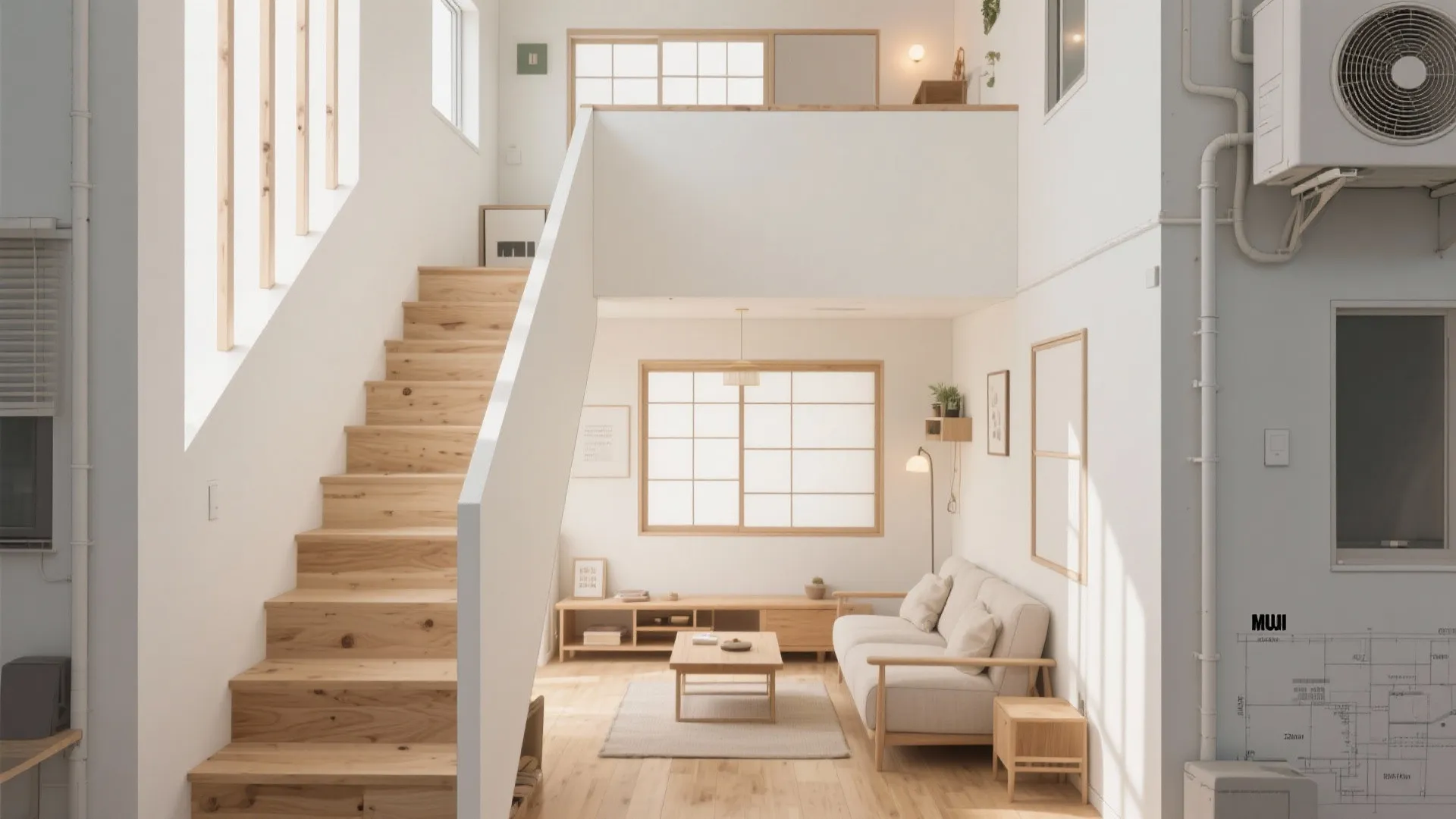 Tips 1: 階段は“最短動線×構造一体”でコストも居住性も上げる（東京の狭小地でも有効）