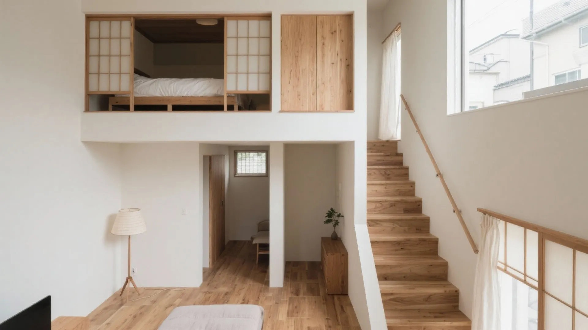 亀有メゾネットの小さな暮らしを整える5つの設計術: 東京のメゾネットで“縦のゆとり”を最大化する、動線と収納のセオリー