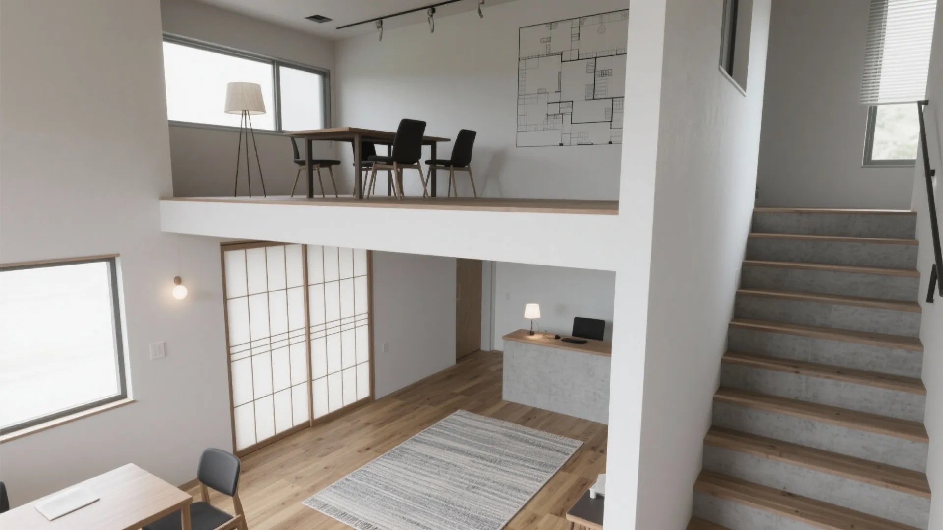 Tips 1: 東京小戸型のメゾネットは“上下の役割分担”が鍵（東京小户型・動線规划）