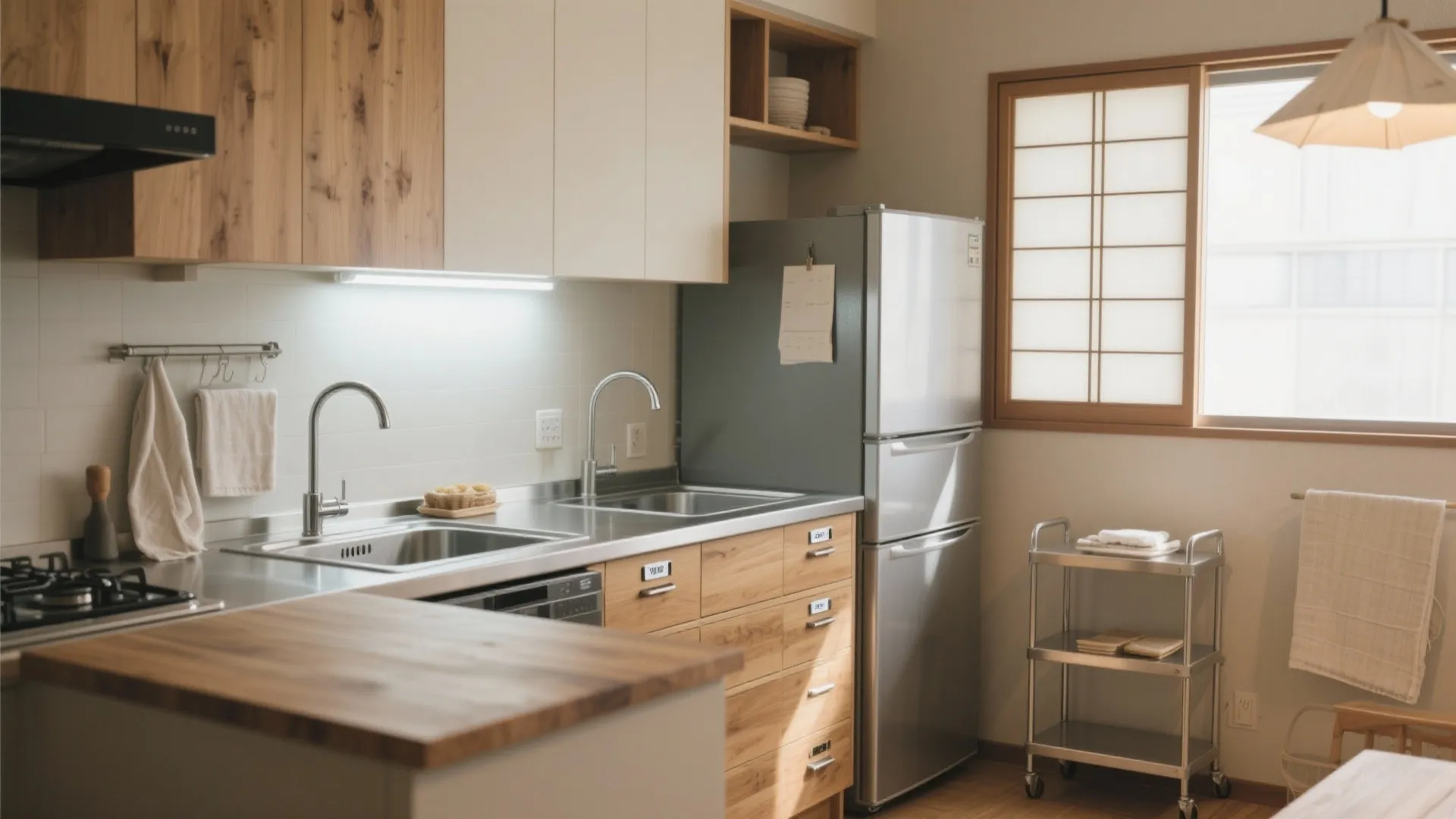 Tips 3: 共有ゾーンは「時間」で分ける—キッチンと水回りの使い方（東京小戸型・収納技巧）