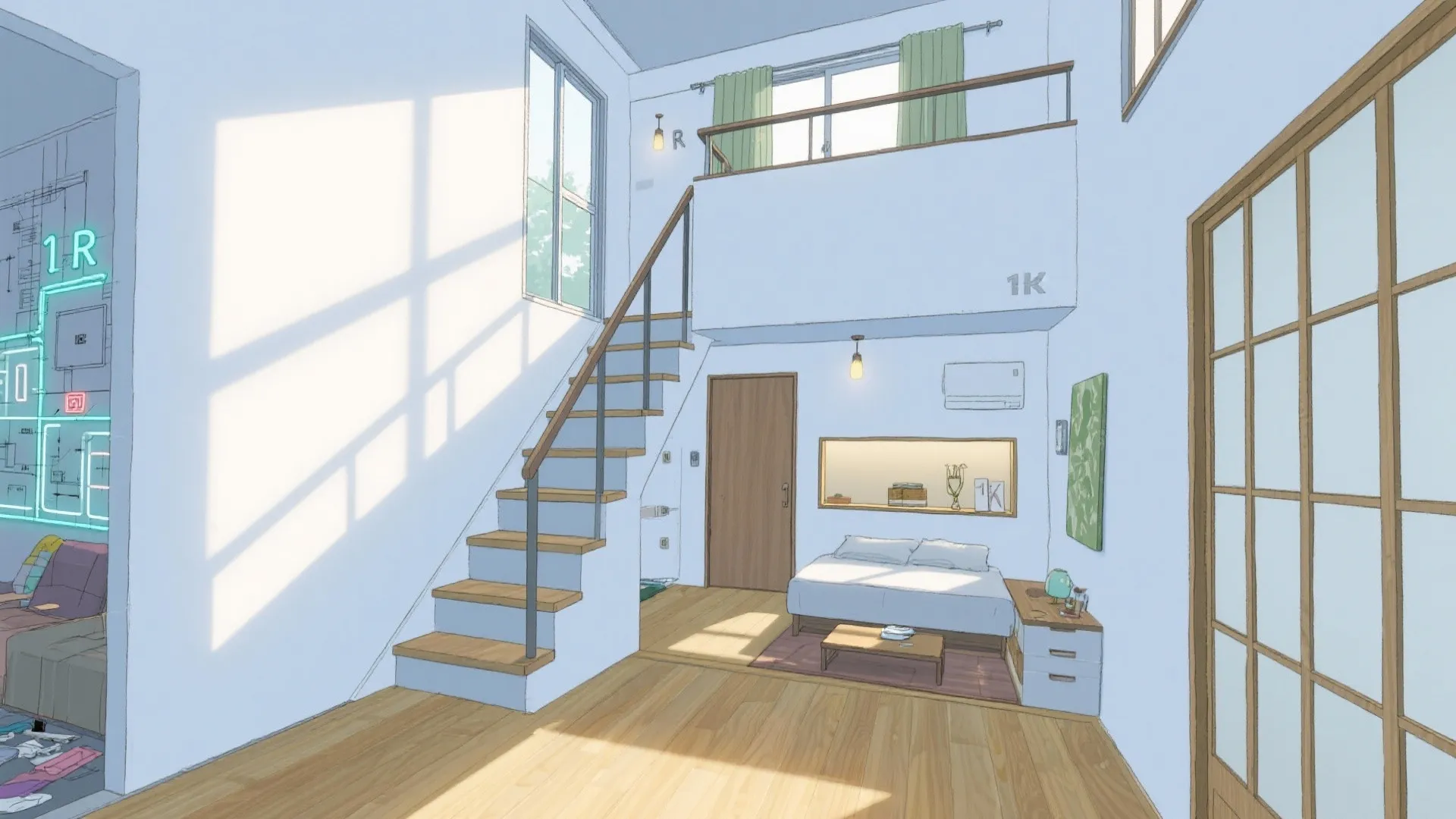 東京の小戸型でも広く見せる視線設計：窓と階段の“抜け”をそろえる