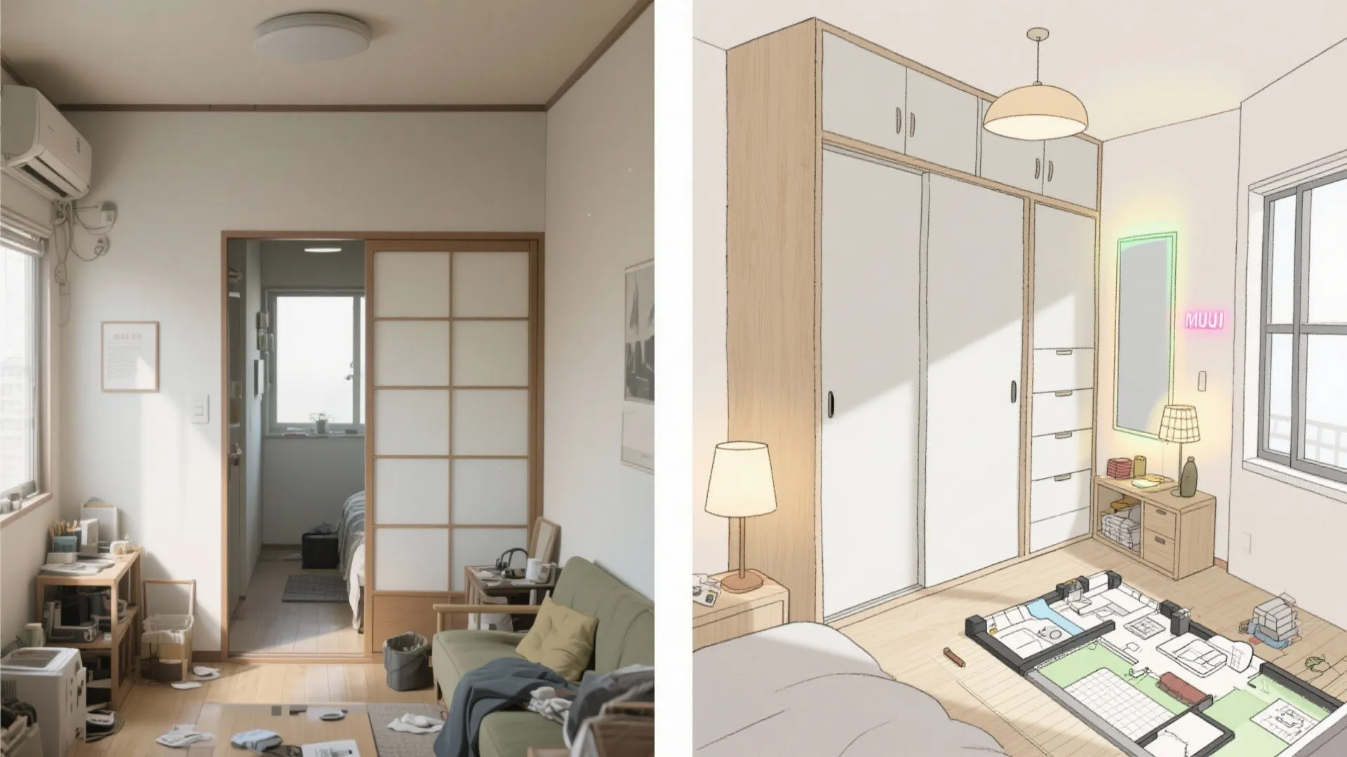 Q3. 日式空間の色合わせで気をつけることは？