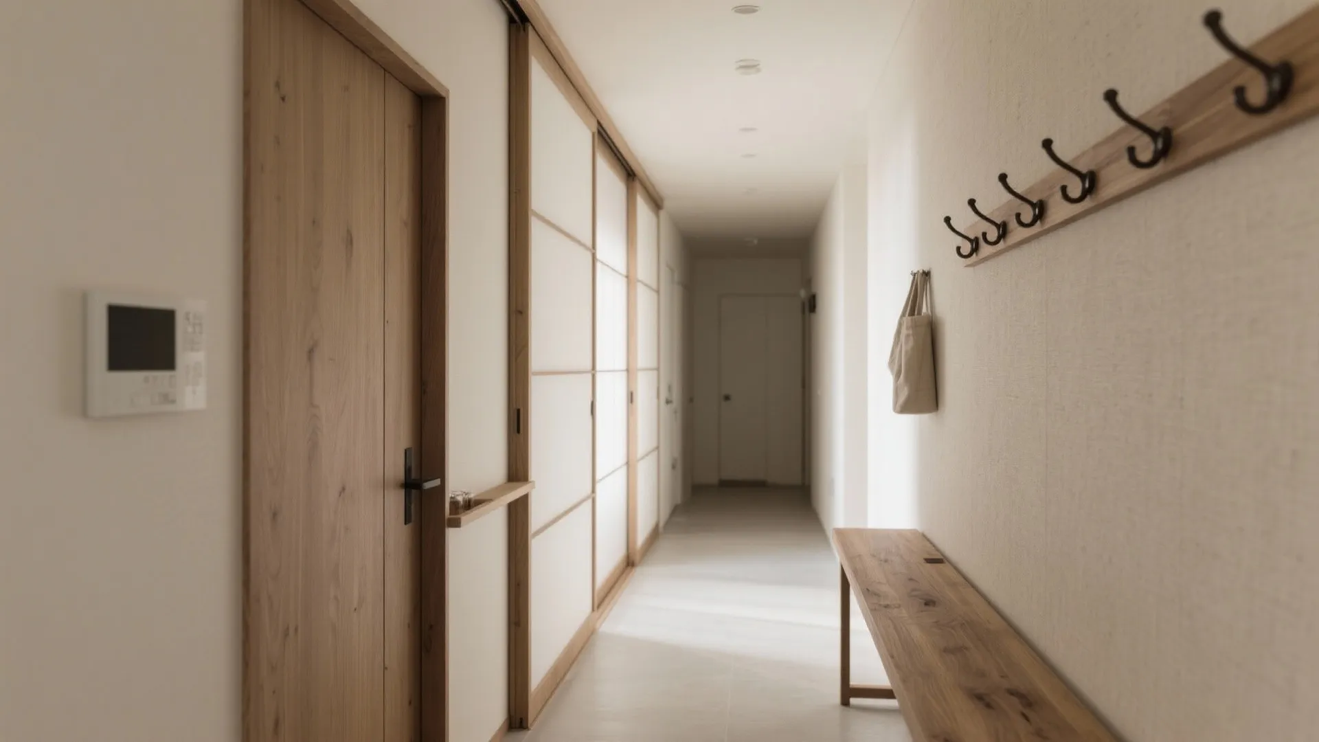 Tips 2: 引き戸化と家具寸法の最適化で東京小戸型でも通りやすく（東京小戸型×動線計画）