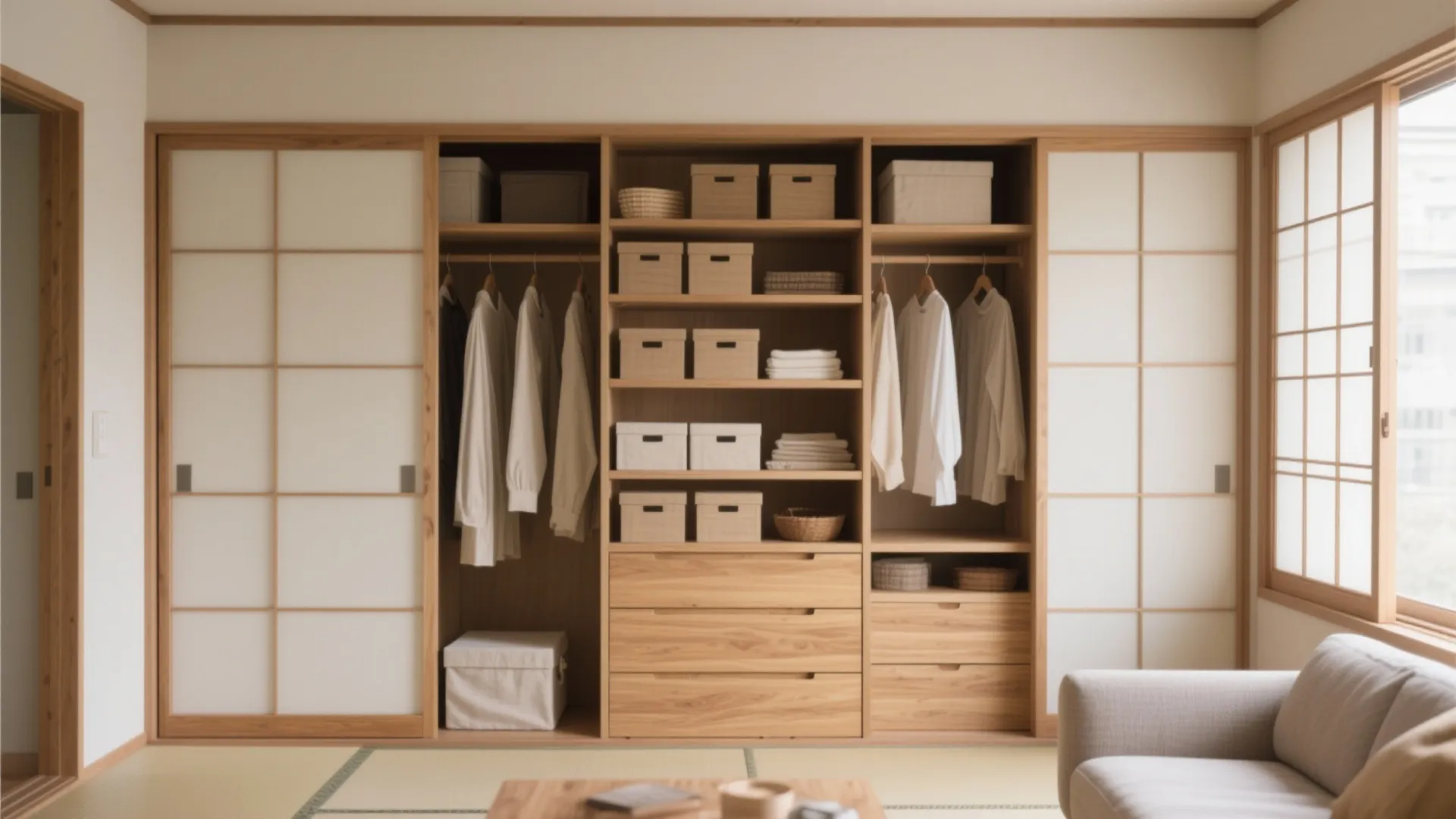 Tips 2: 東京小戸型の収納技巧を別荘に転用（収納技巧）