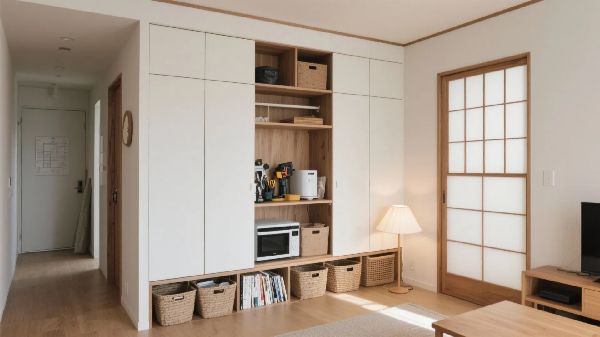 Tips 3: 収納の置き方で「広さ」を作る（收纳技巧）