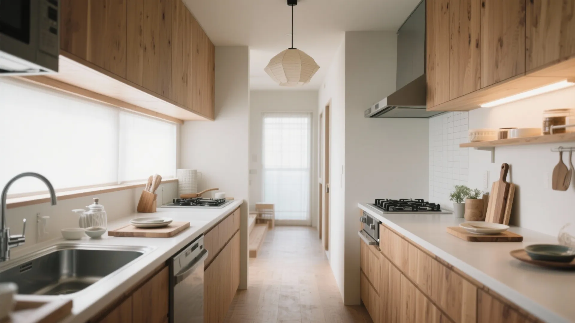 Tips 4: キッチンは二列で回す（动线规划で家事の渋滞を解消）