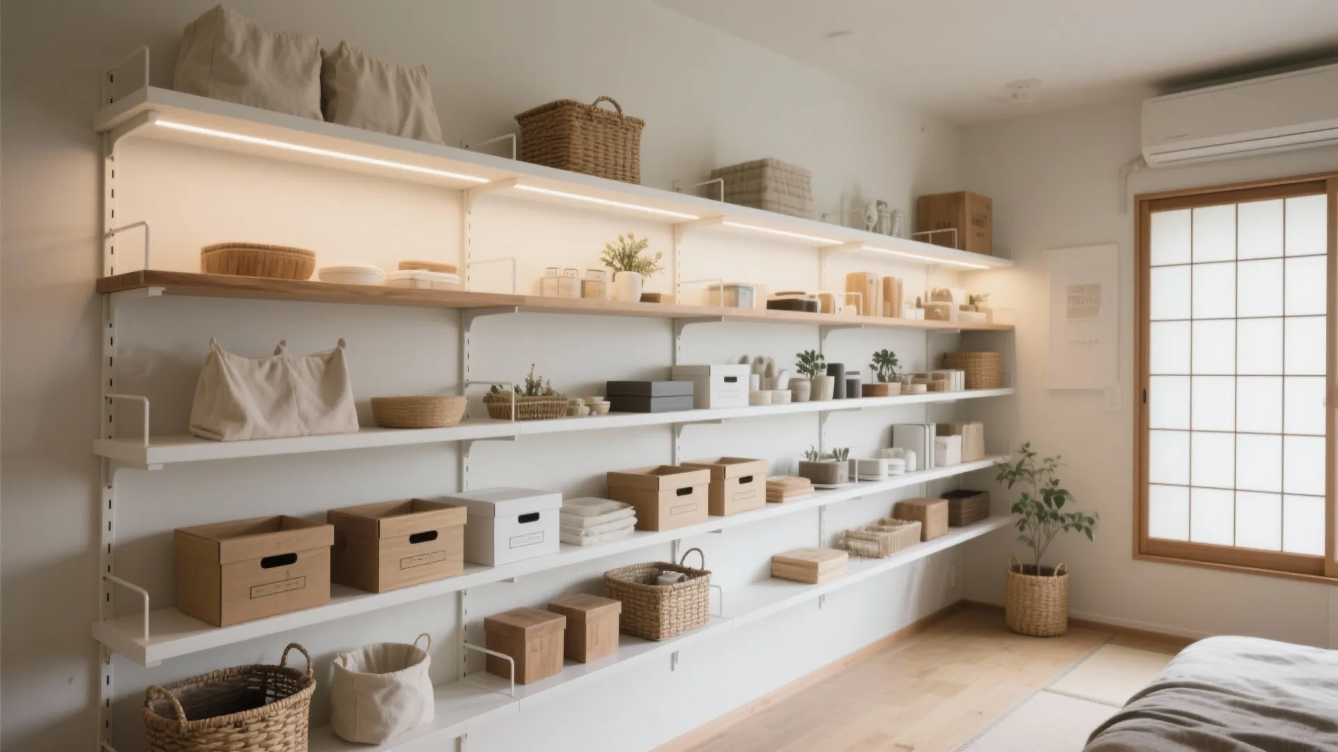 Tips 2: 垂直方向に収める（東京小戸型の壁面活用）