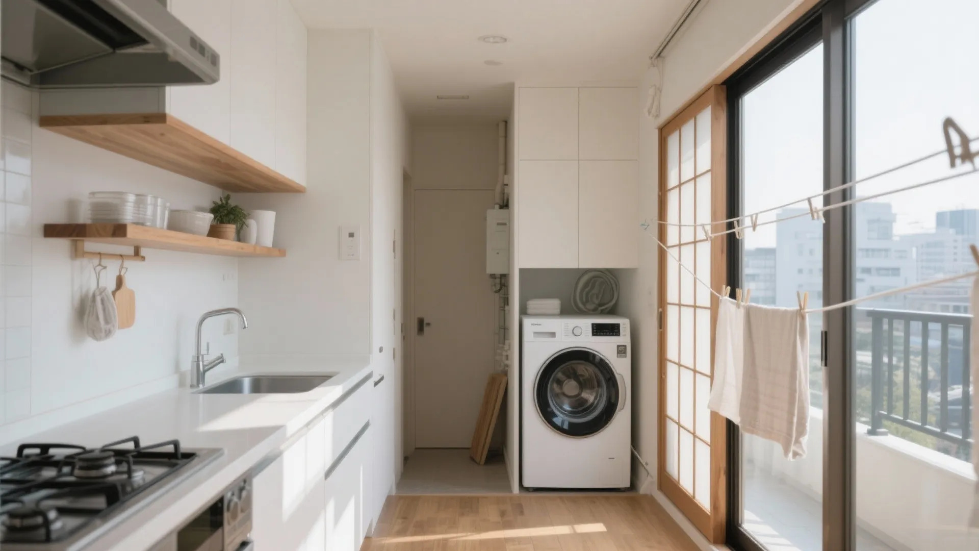 3DK/3K共通：水回り近接で家事の往復を半分に（动线规划の核心）