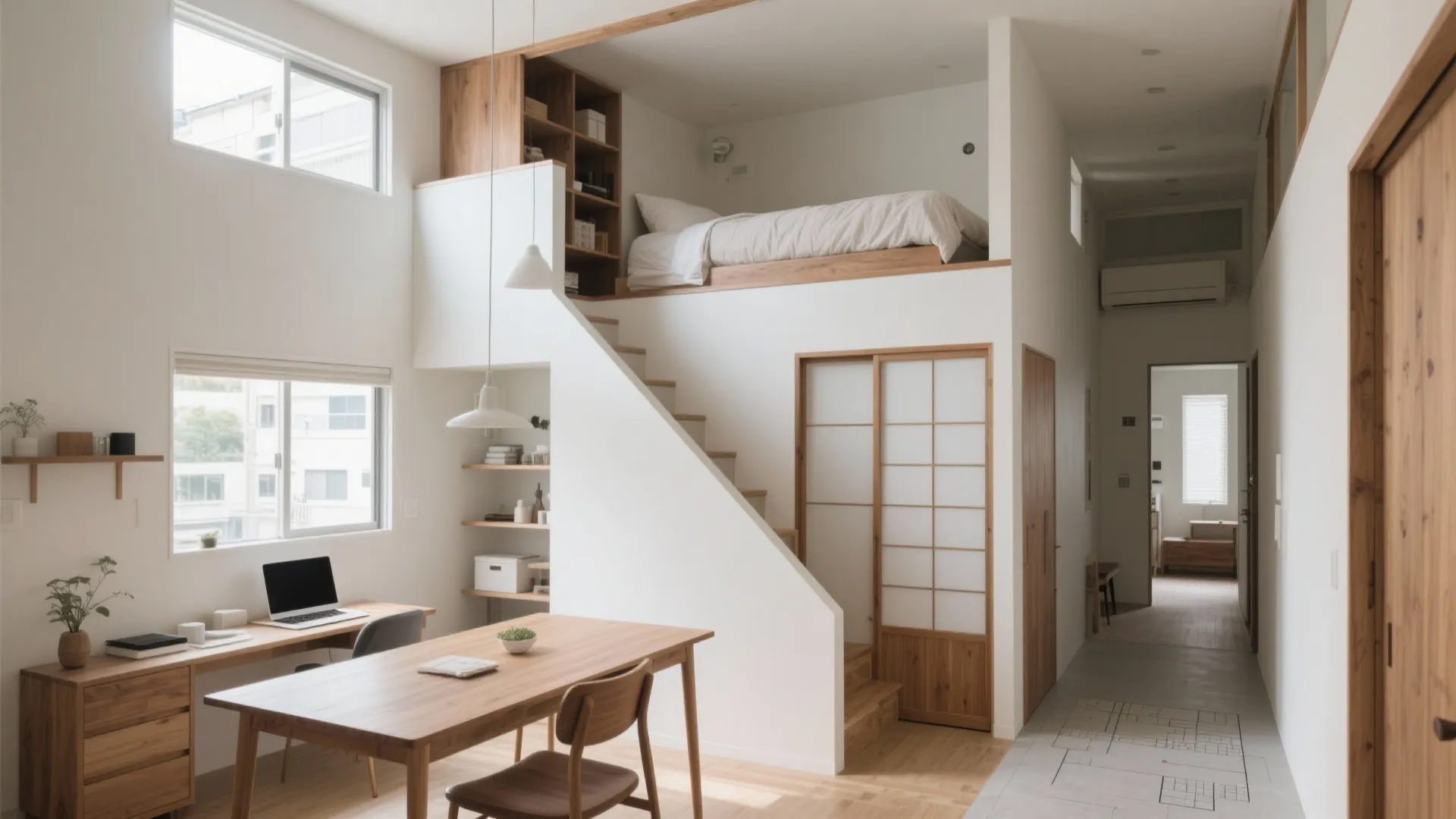 Tips 1: 東京小戸型のメゾネットは“上下で機能分離”が効く（東京小戸型・動線規画）