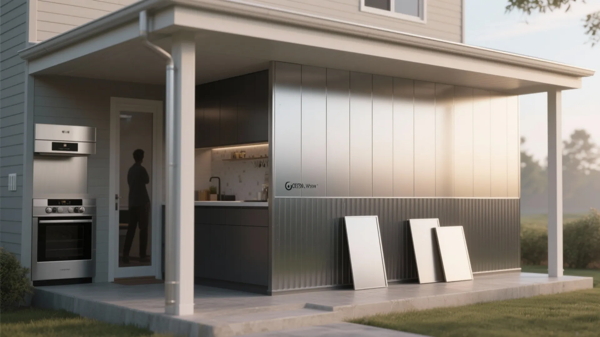 5. Weatherproof tonal gradients for porches and kitchens