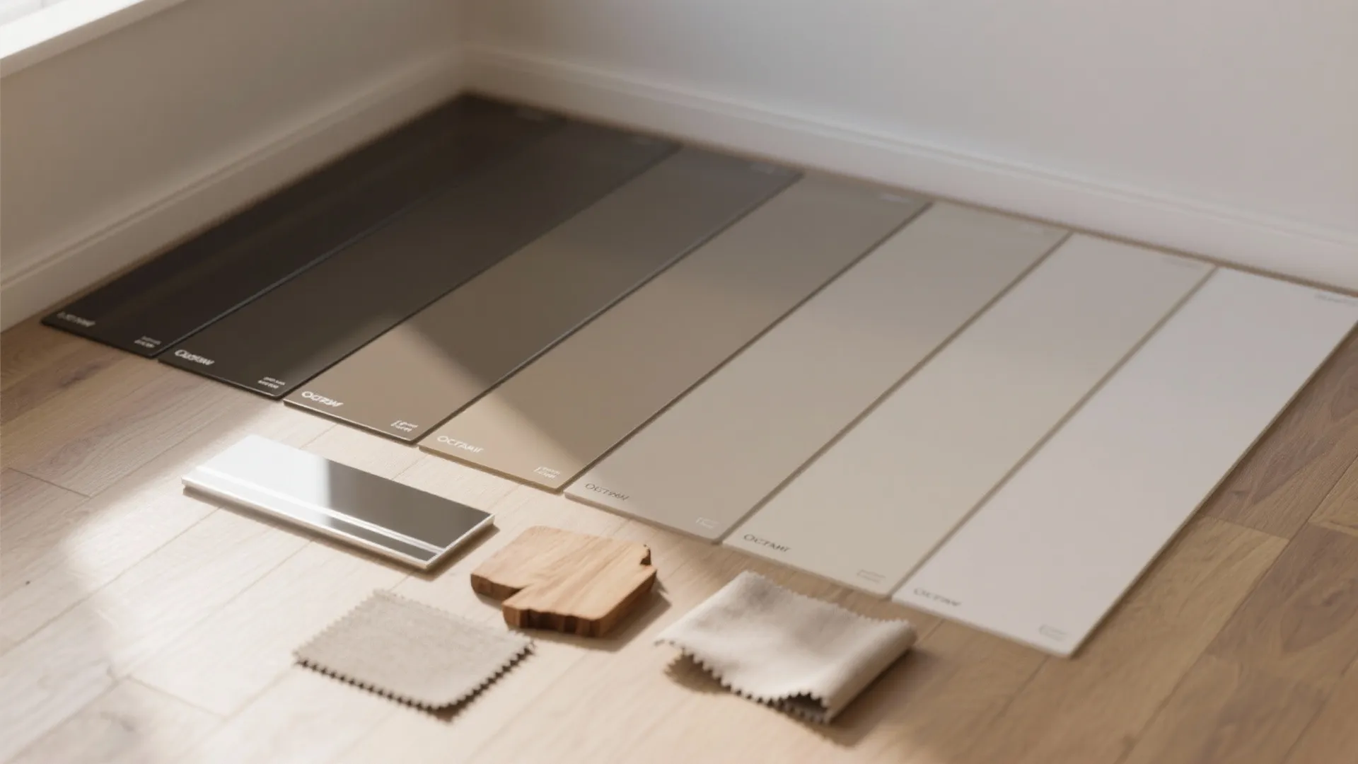 5. Subtle tonal variations to enlarge narrow rooms