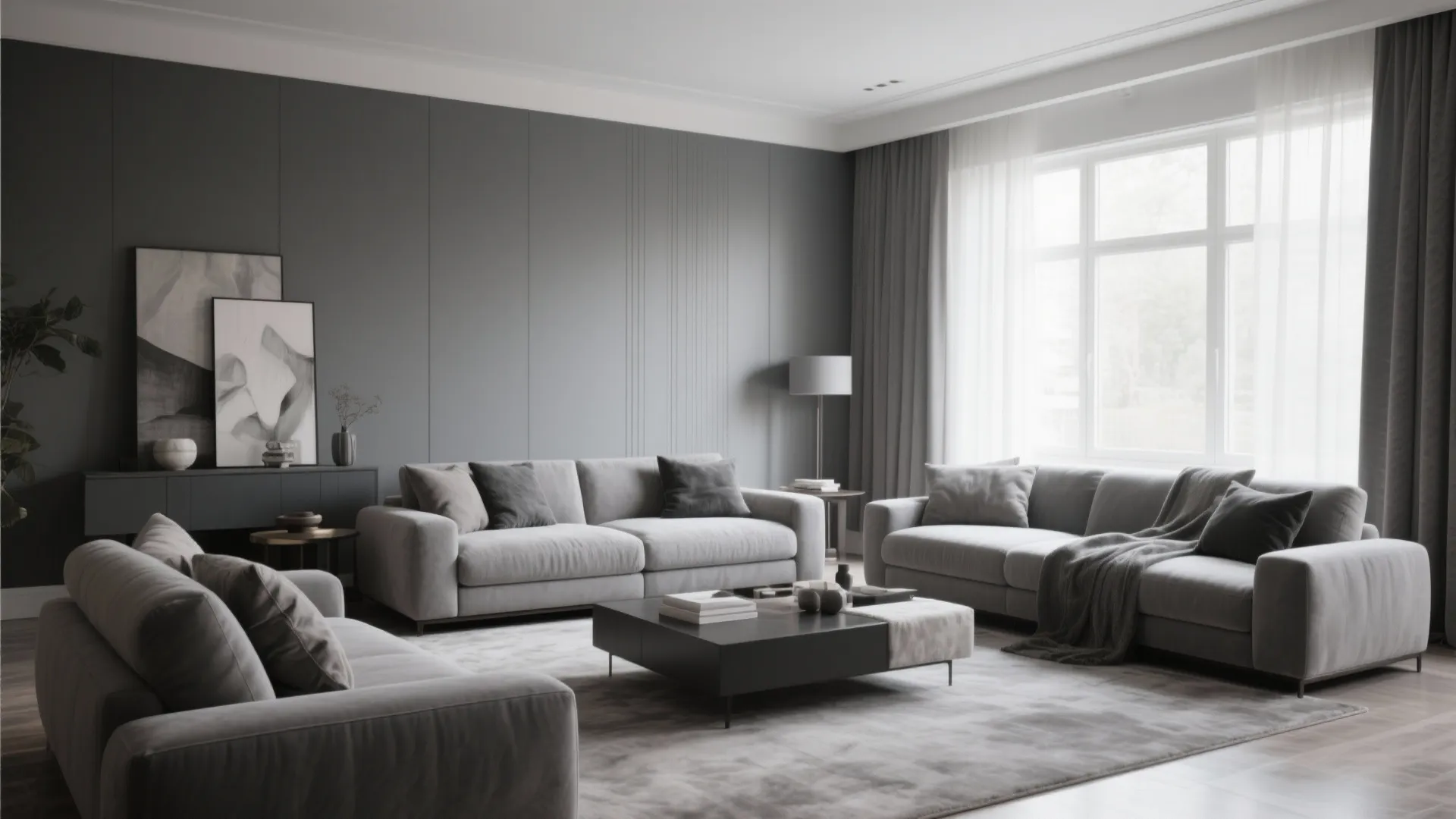 10. Tonal Grey Monochrome Scheme