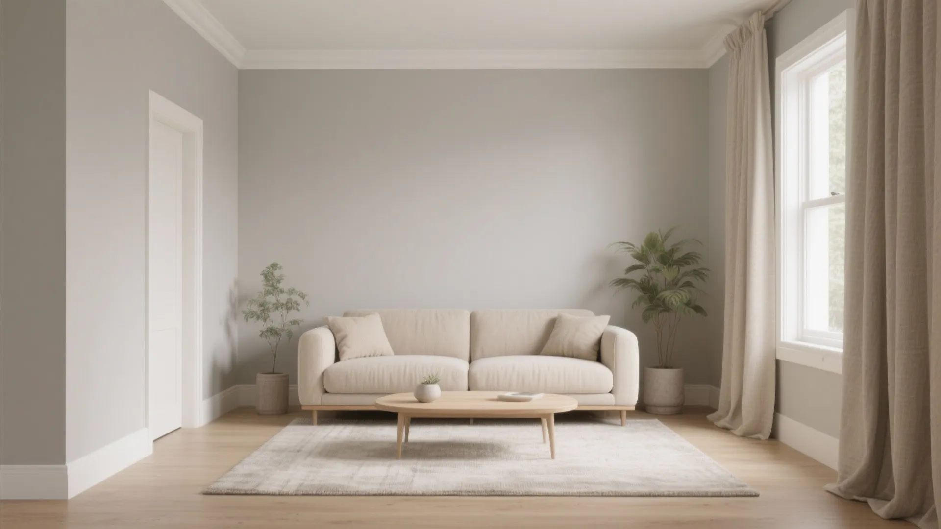 Tone-on-tone neutrals for calm, bigger-feeling rooms