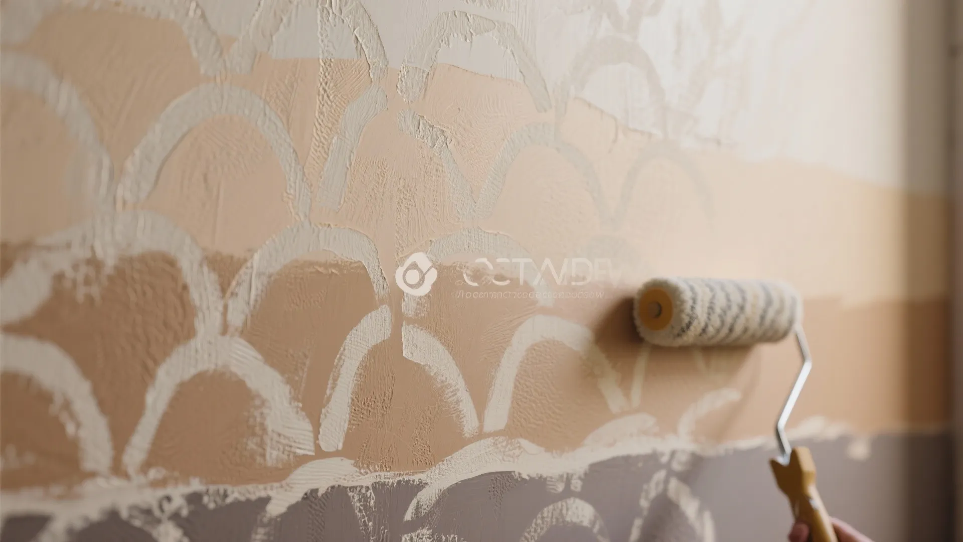 5. Tonal Ombre Stencil for Texture