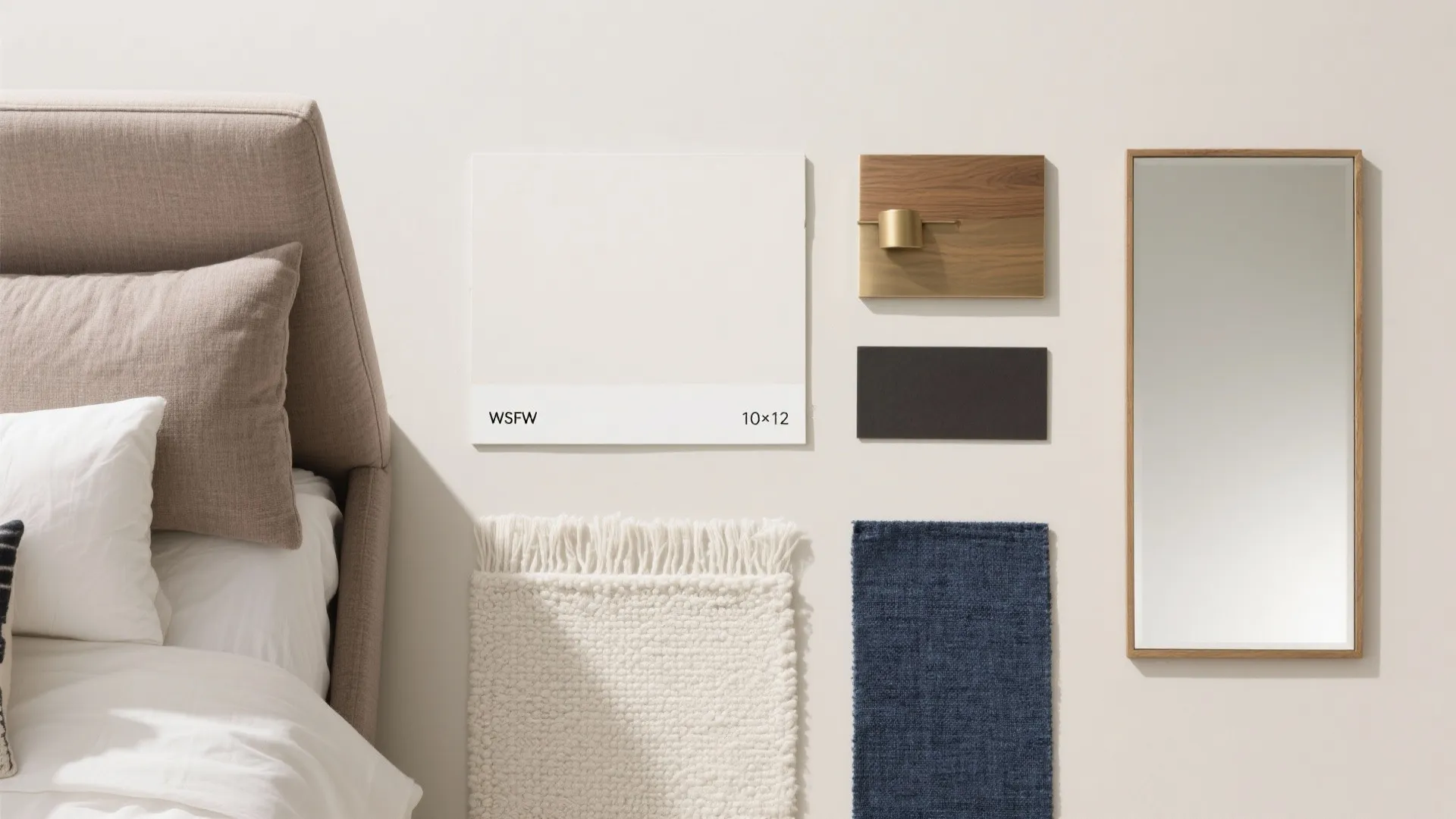 5) Tone, texture, and mirrors that stretch space