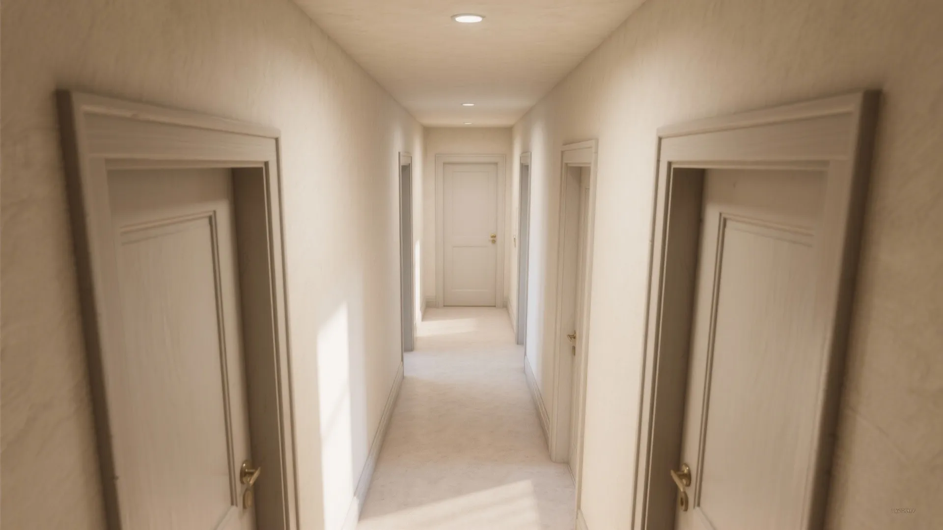 Tone-on-Tone + Painted Ceilings to Stretch Space