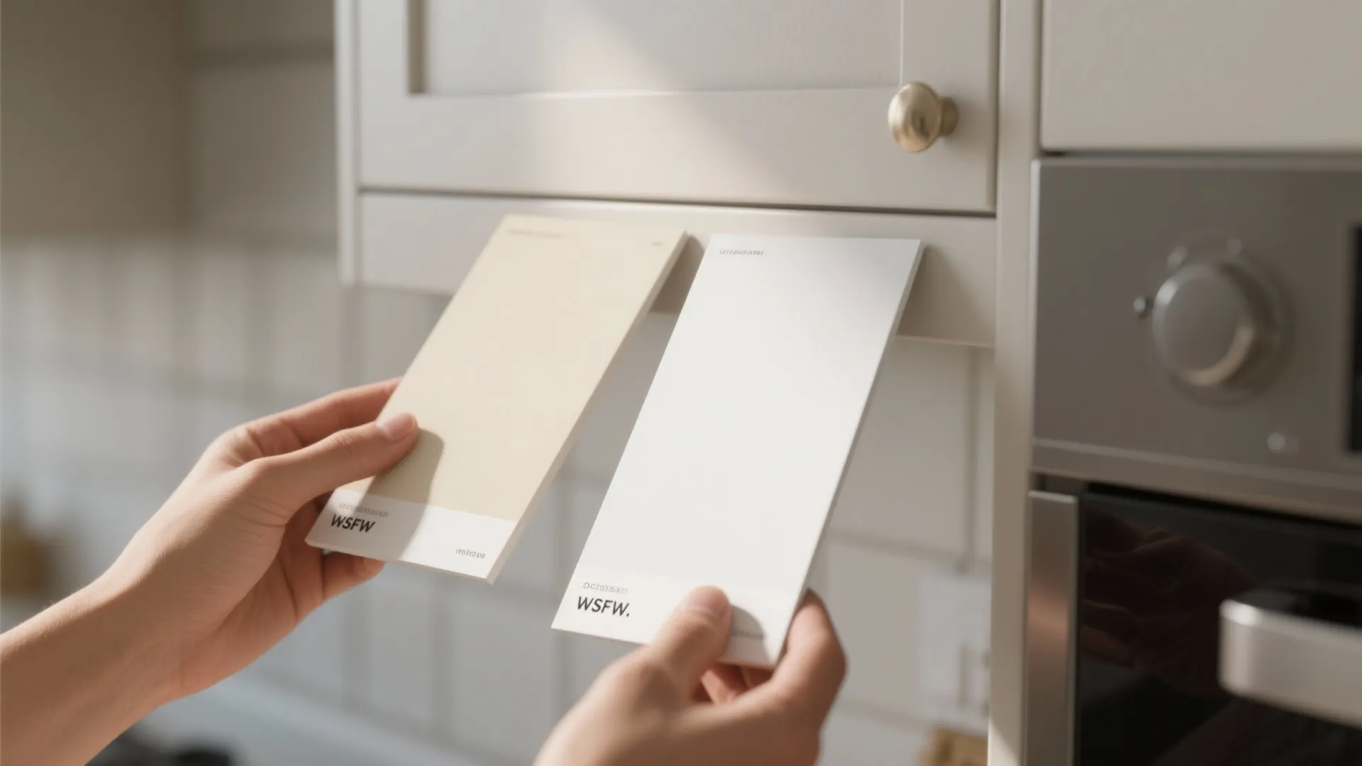 1. Tone layering — warm vs cool whites