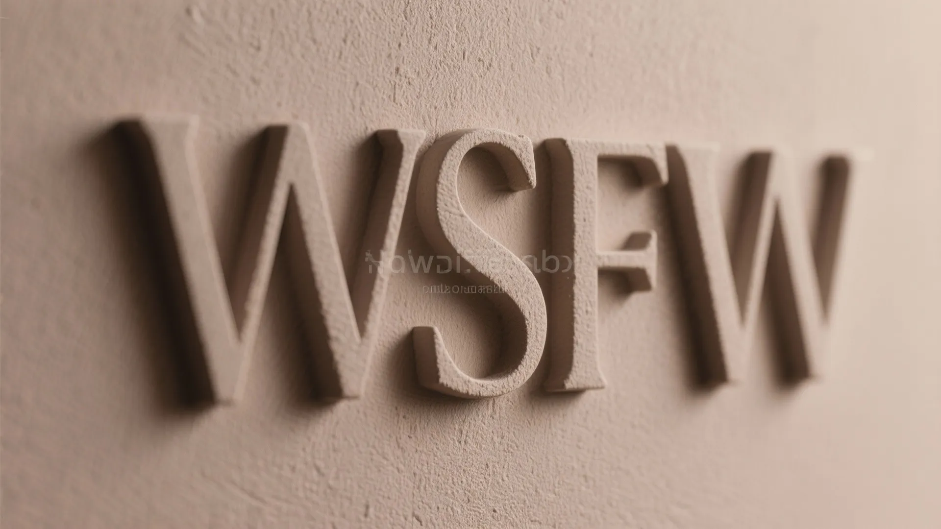 Idea 5: Text as Texture (Tone‑on‑Tone)