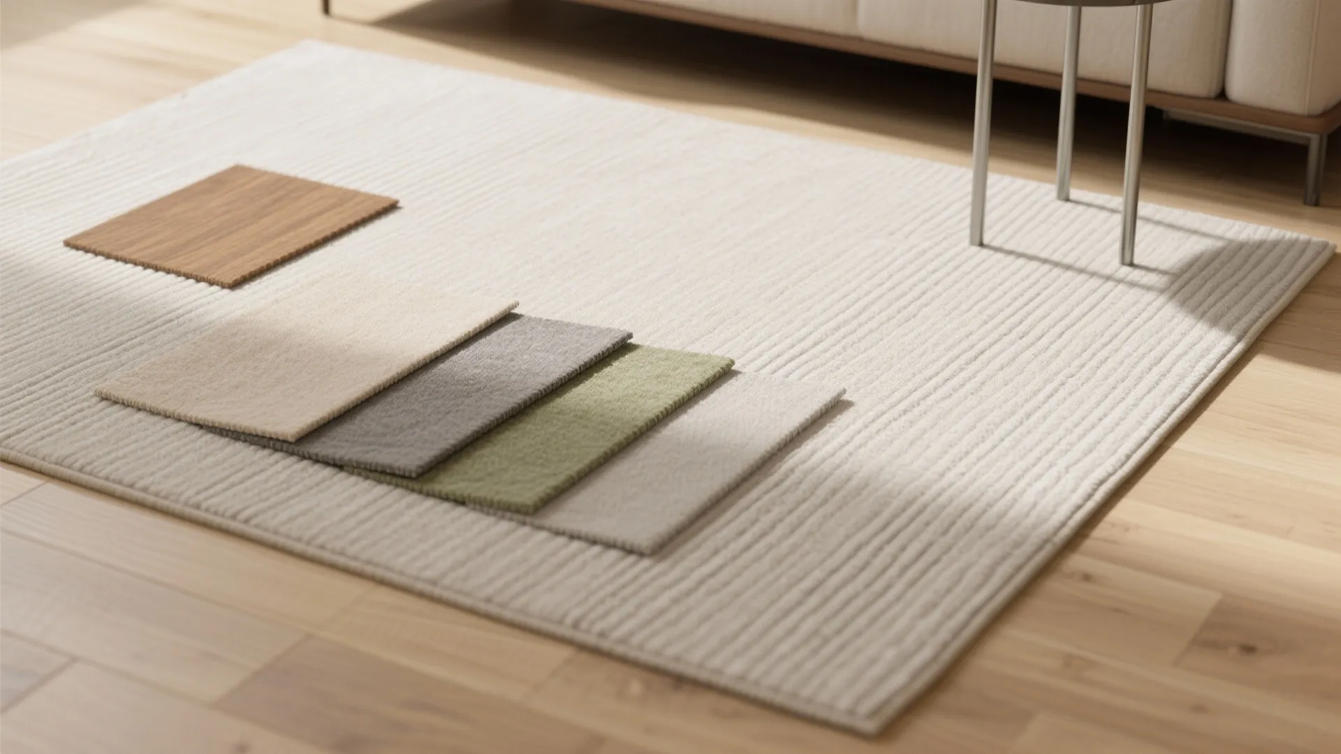 Borderless, Tone-on-Tone, or Linear Patterns to "Stretch" the Room