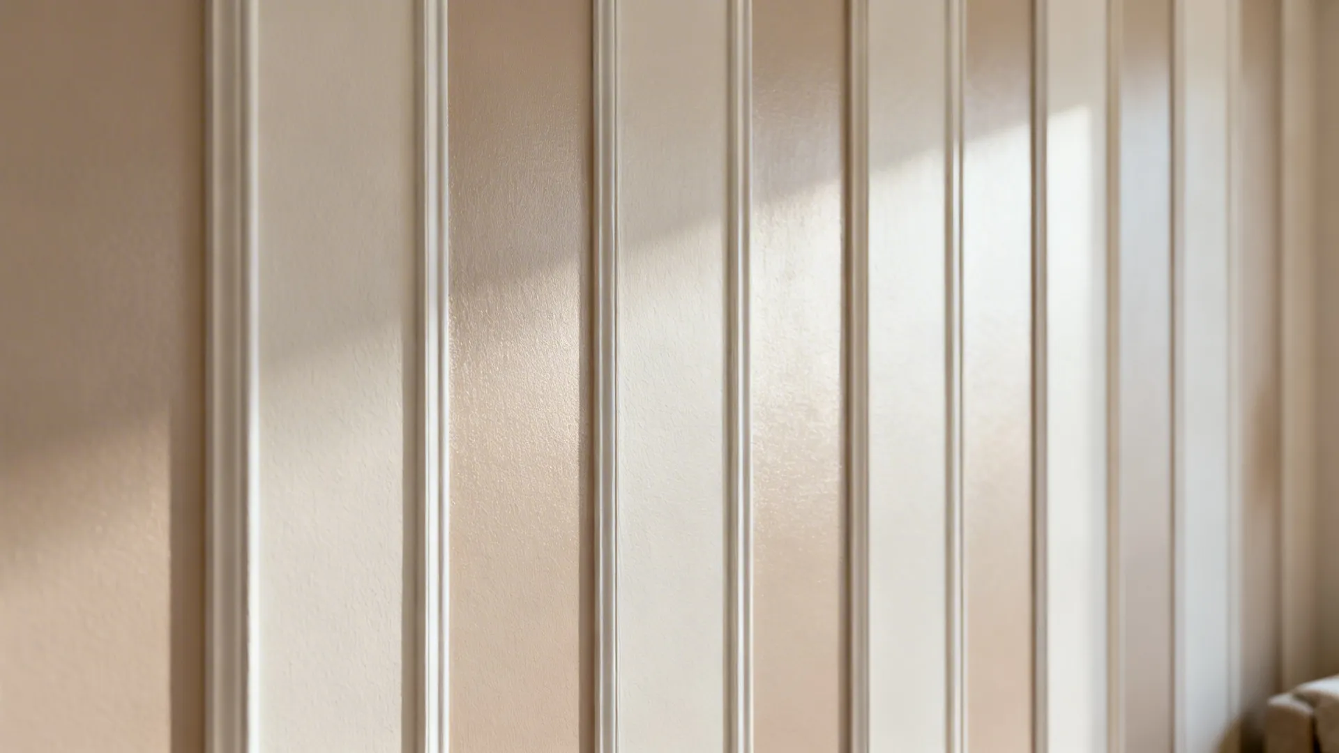 Close-up of vertical tone-on-tone stripes with alternating matte and satin finishes.