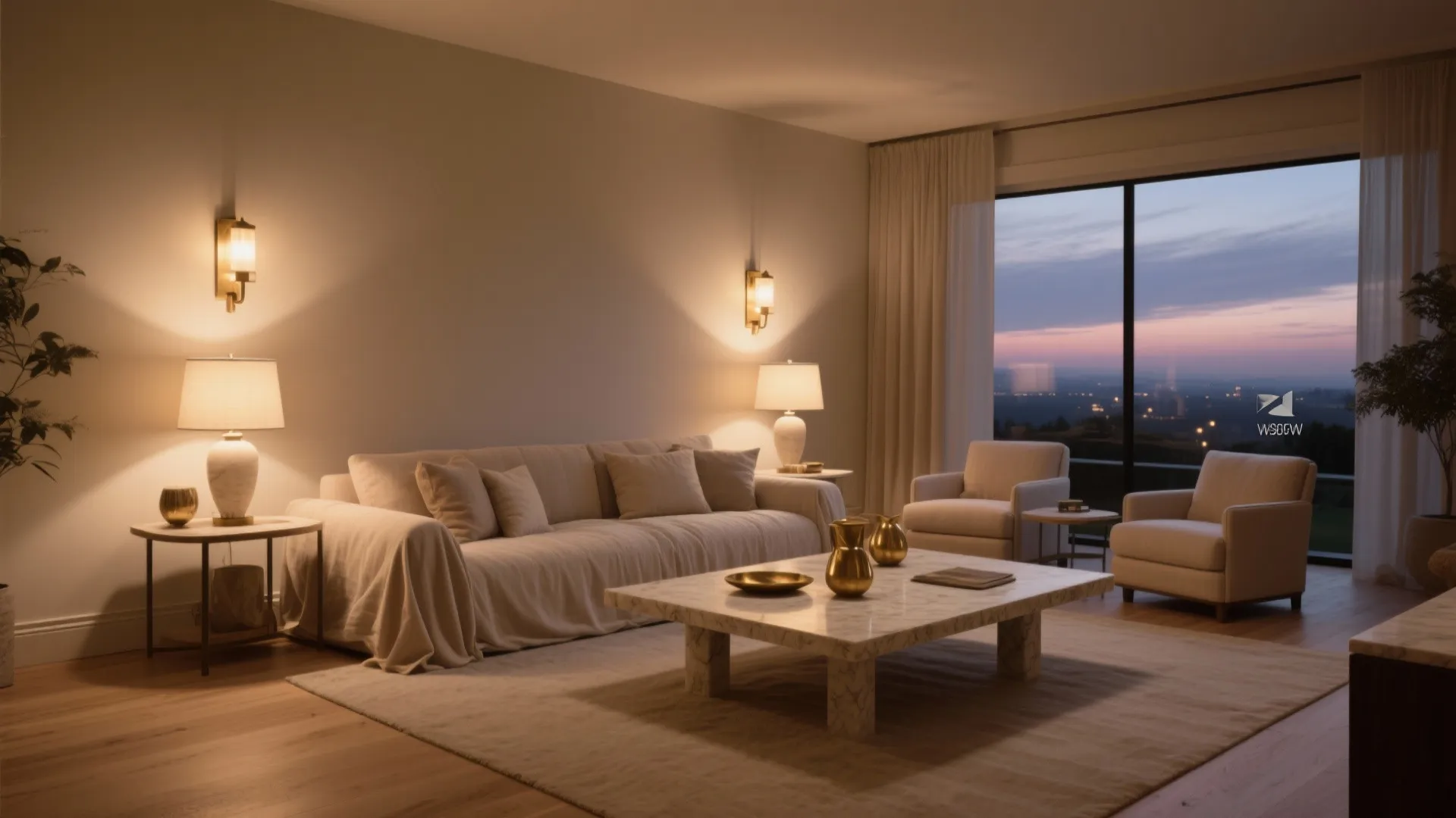 4) Natural Textures, Tone-on-Tone Palettes, and Layered Lighting