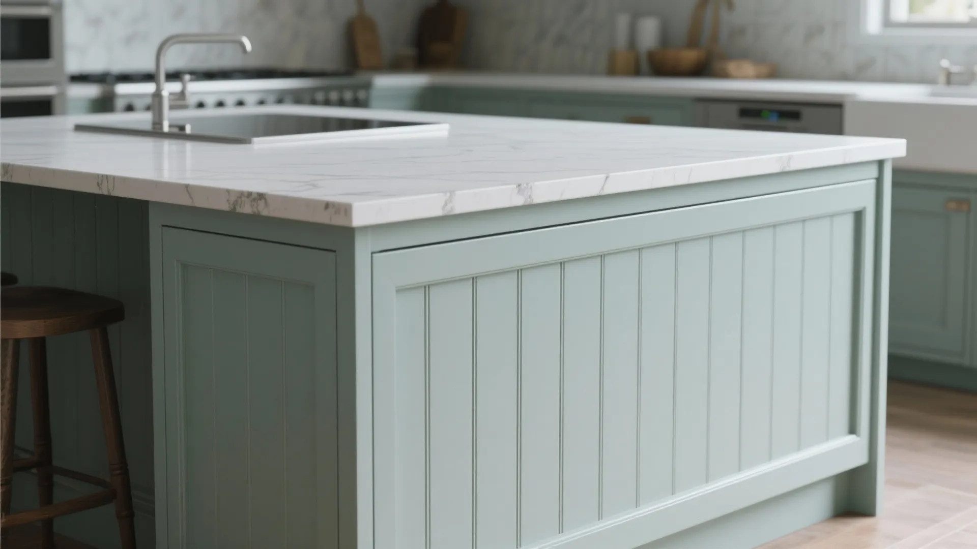 2. Tongue-and-Groove Painted Panels