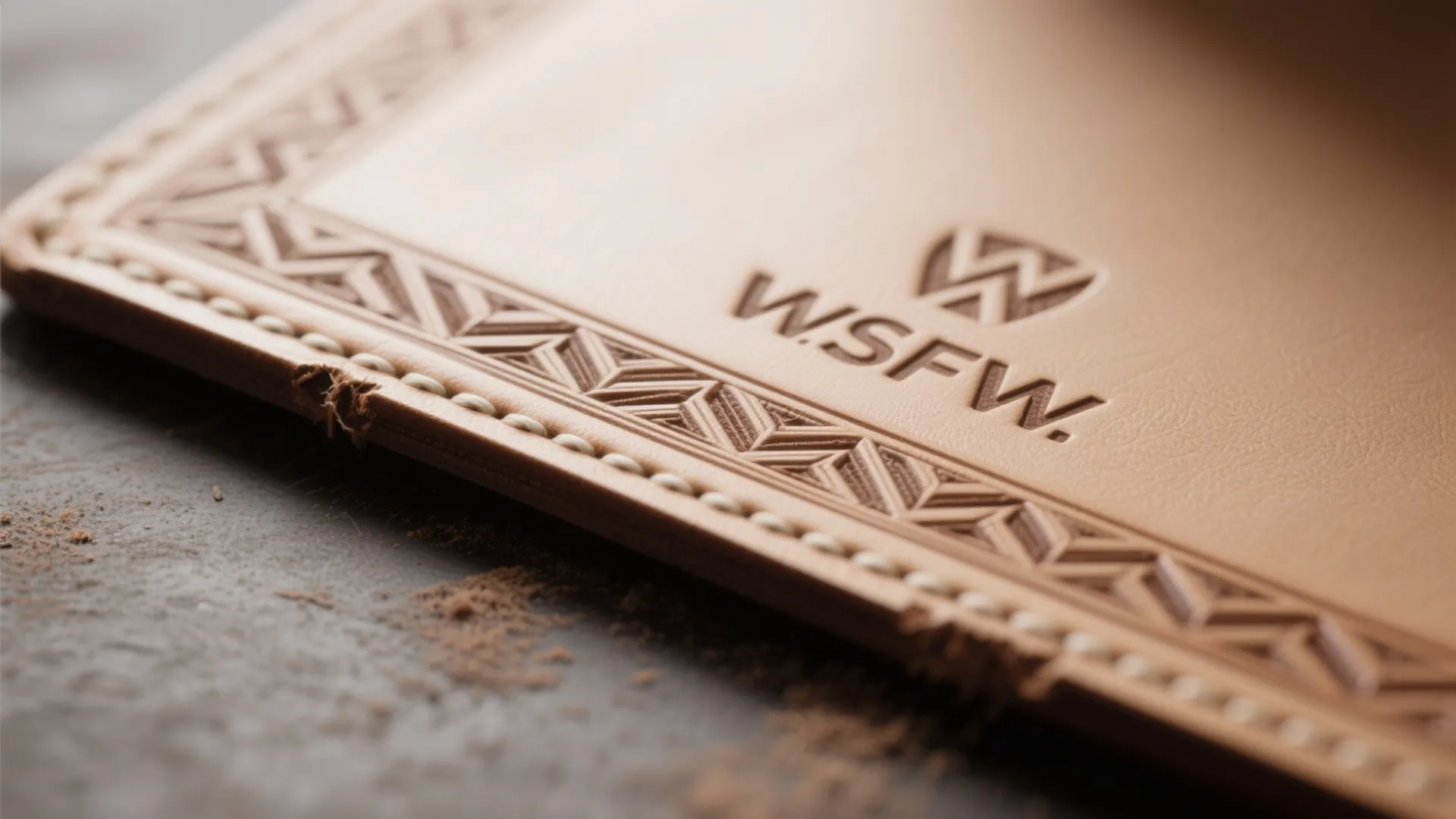 4) Embossed or Tooling Accents