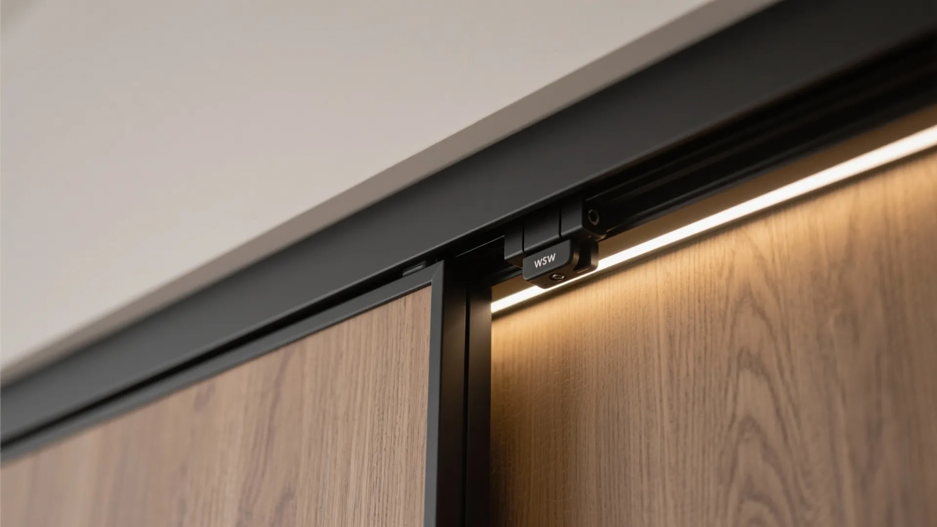 1) Slim Built-Ins with Sliding Doors