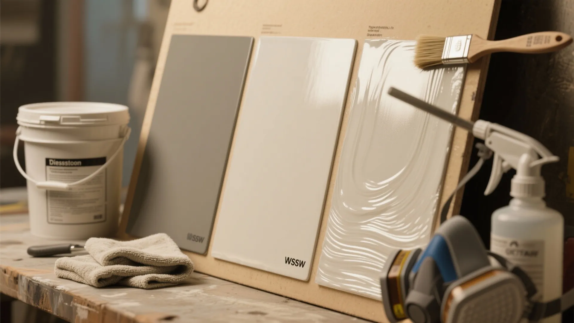 5. Finish with the right topcoat and cleanup plan