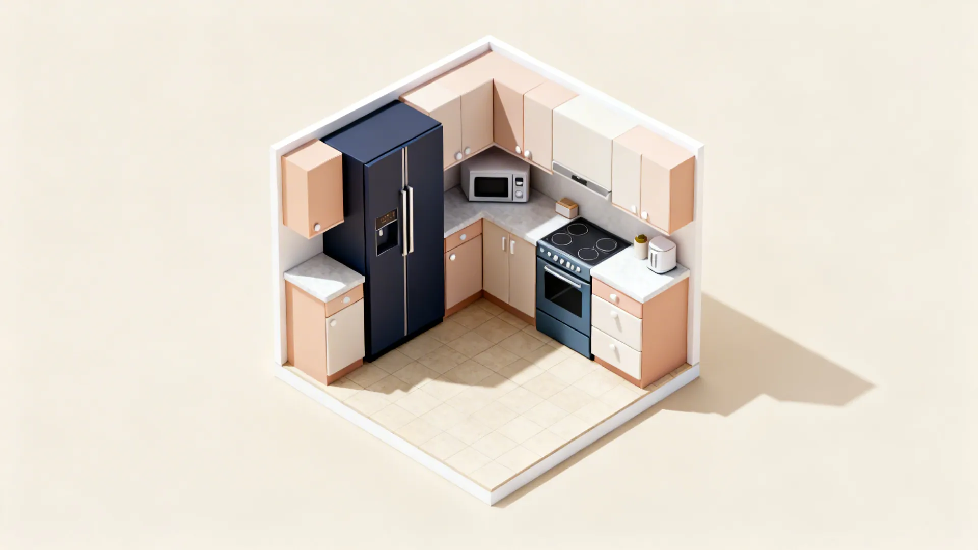 Color blocking with appliance panels