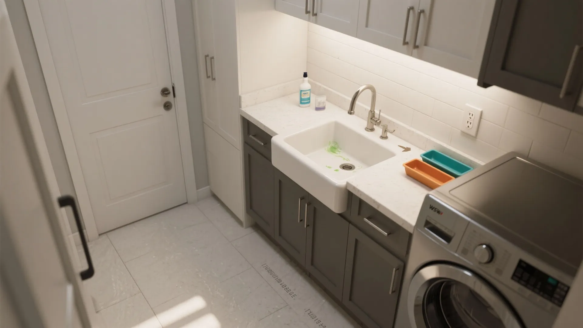 Idea 5: Place the sink where the work happens