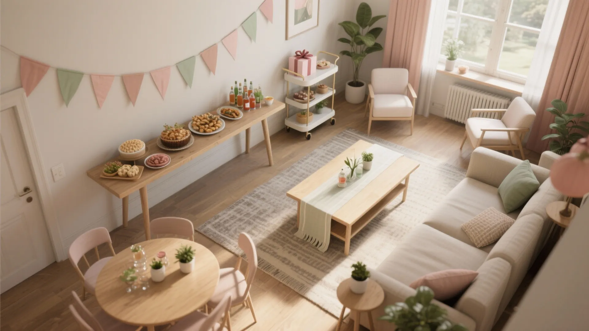 Flow-Friendly Food and Gift Zones